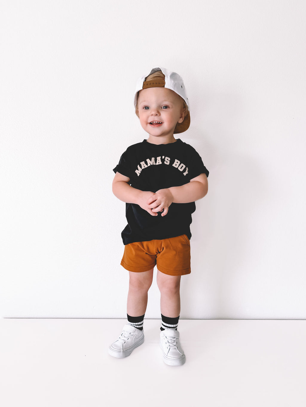 Mama's Boy Crew Neck Kids Tee
