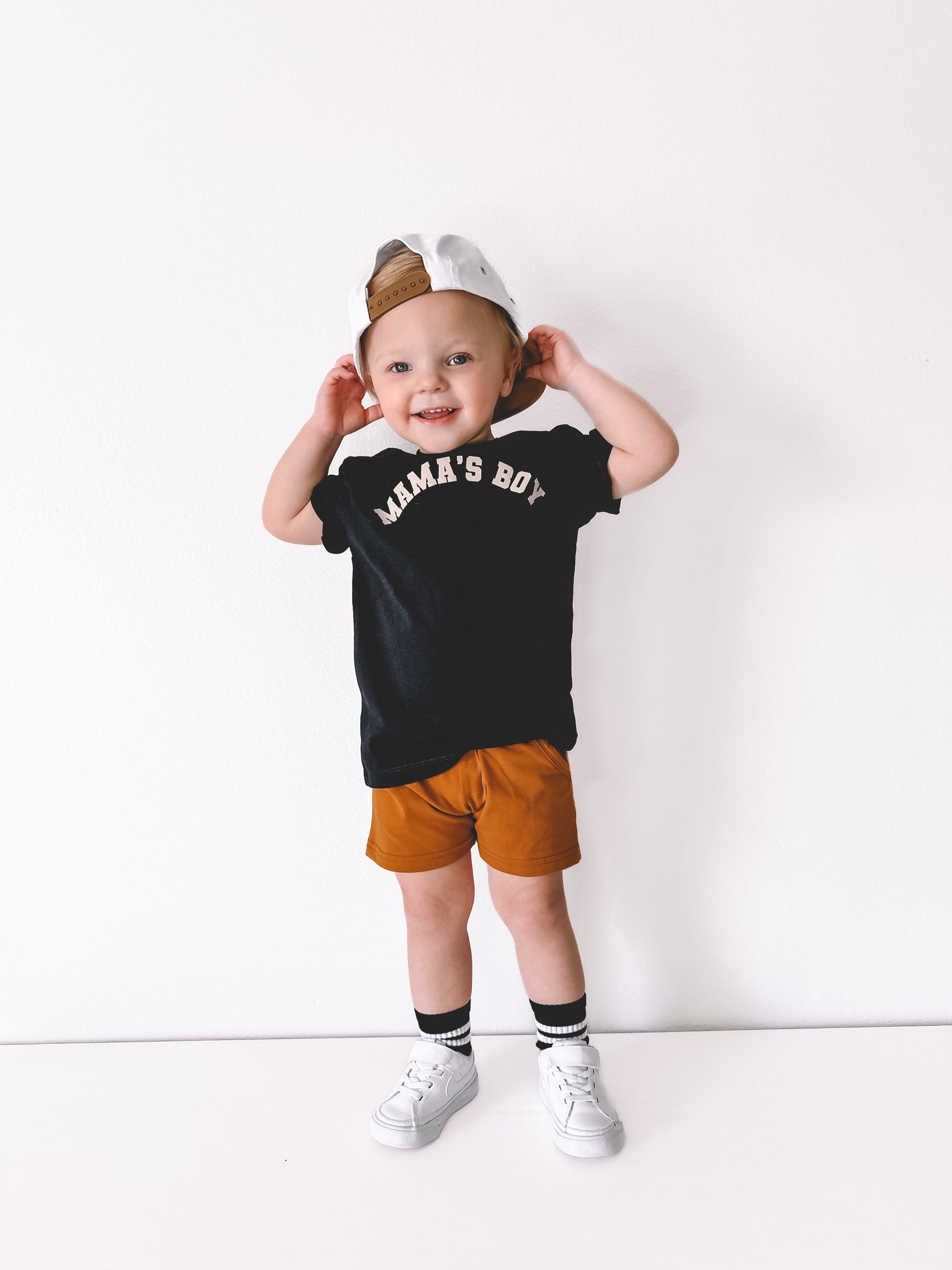 Mama's Boy Crew Neck Kids Tee
