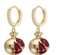 Drop Pomegranate Earrings #1