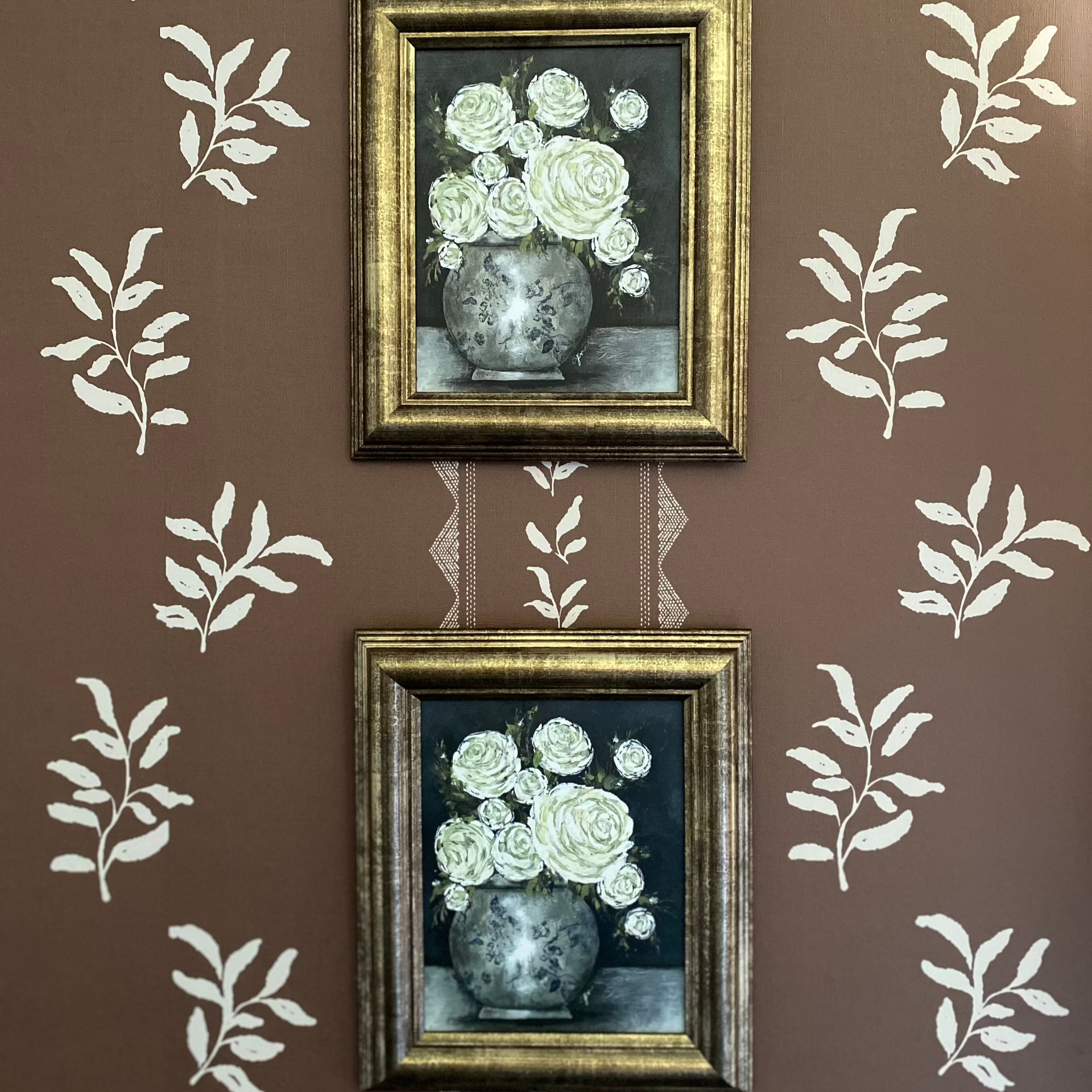 Colleen Geometric Removable Wallpaper in Cream and Grey-Blue