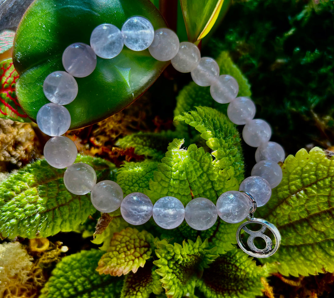 Zodiac Vibes Natural Gemstone Bead Bracelet with Astrological Charm - Image 23
