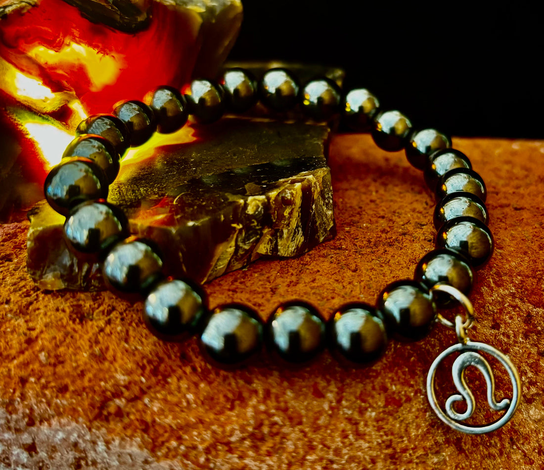 Zodiac Vibes Natural Gemstone Bead Bracelet with Astrological Charm - Image 19