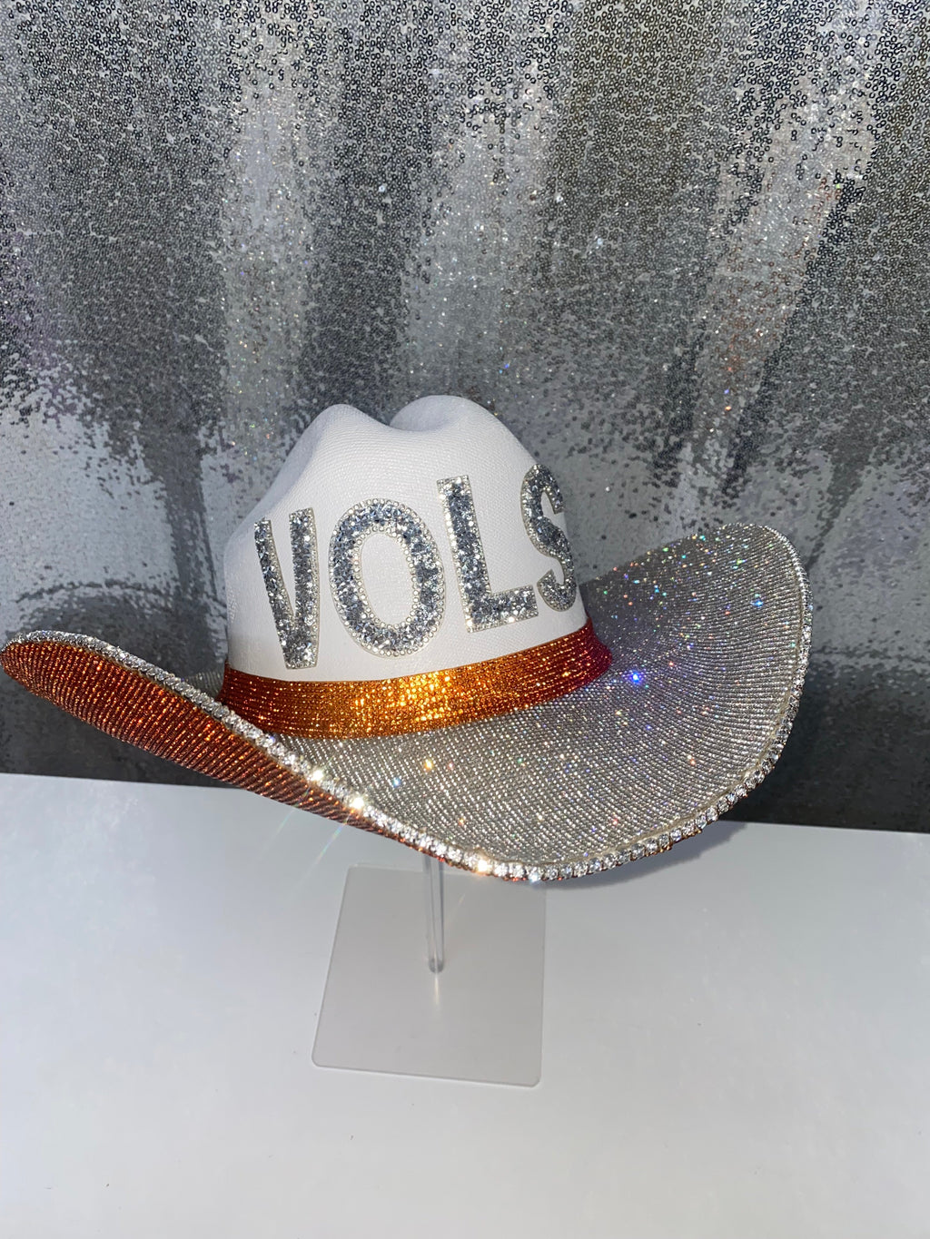 TN Vols Western Glam Fan Gear Hat - Orange and Silver