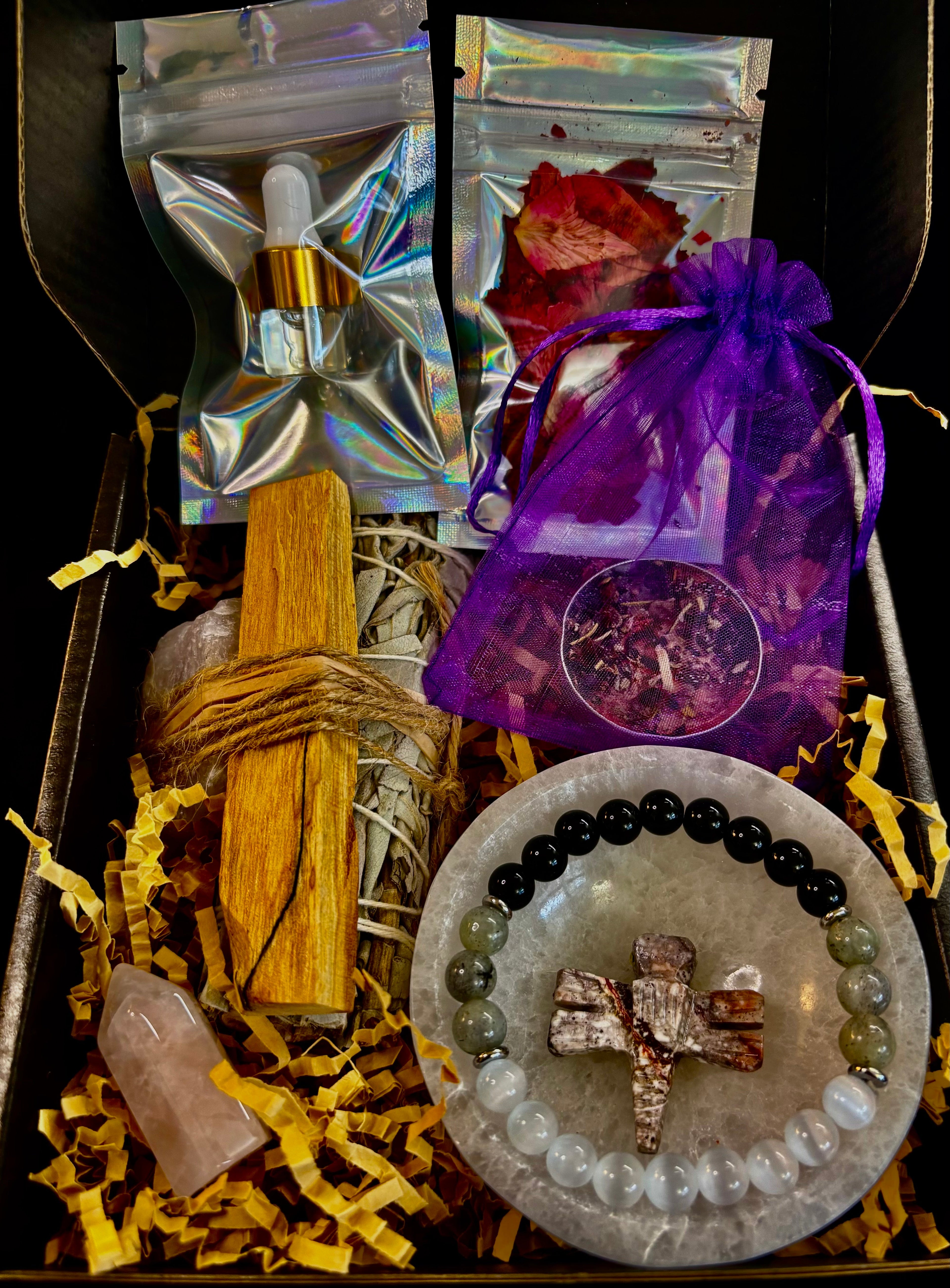 Post-Breakup Energy Cleansing Ritual Kit with Protection Bracelet - Image 3