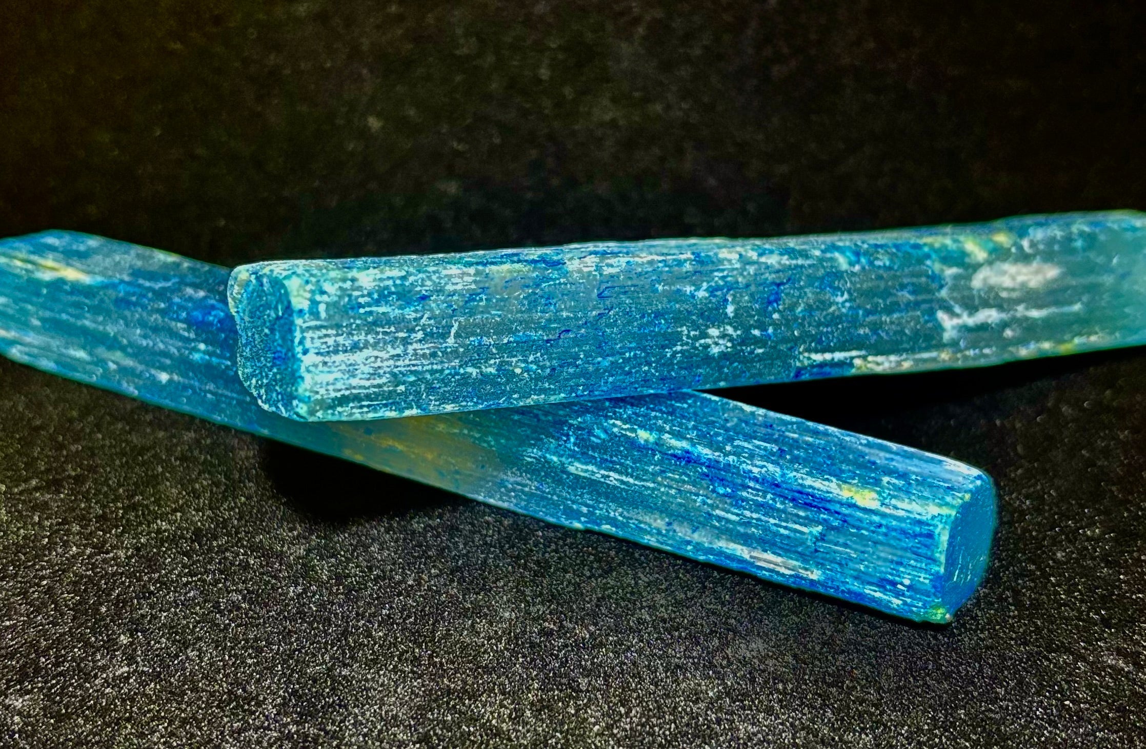 6 Inch Blue Selenite Charging Stick Crystal Wand for Cleansing - Image 6