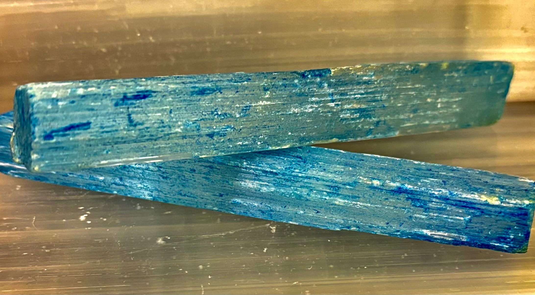 6 Inch Blue Selenite Charging Stick Crystal Wand for Cleansing - Image 5