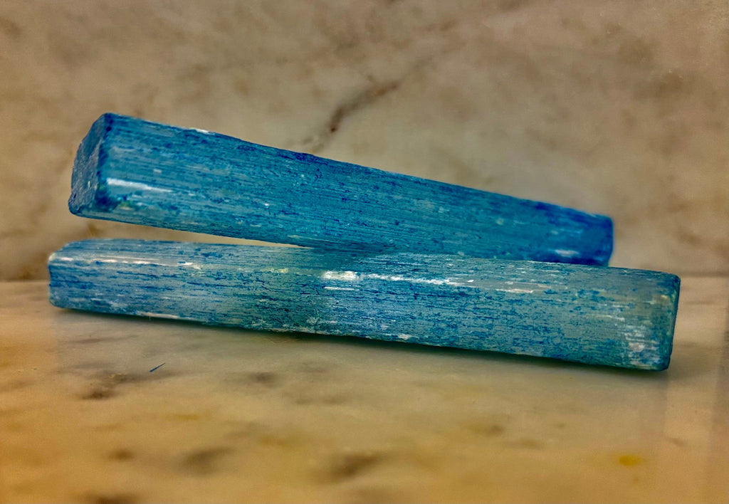 6 Inch Blue Selenite Charging Stick Crystal Wand for Cleansing - Image 4