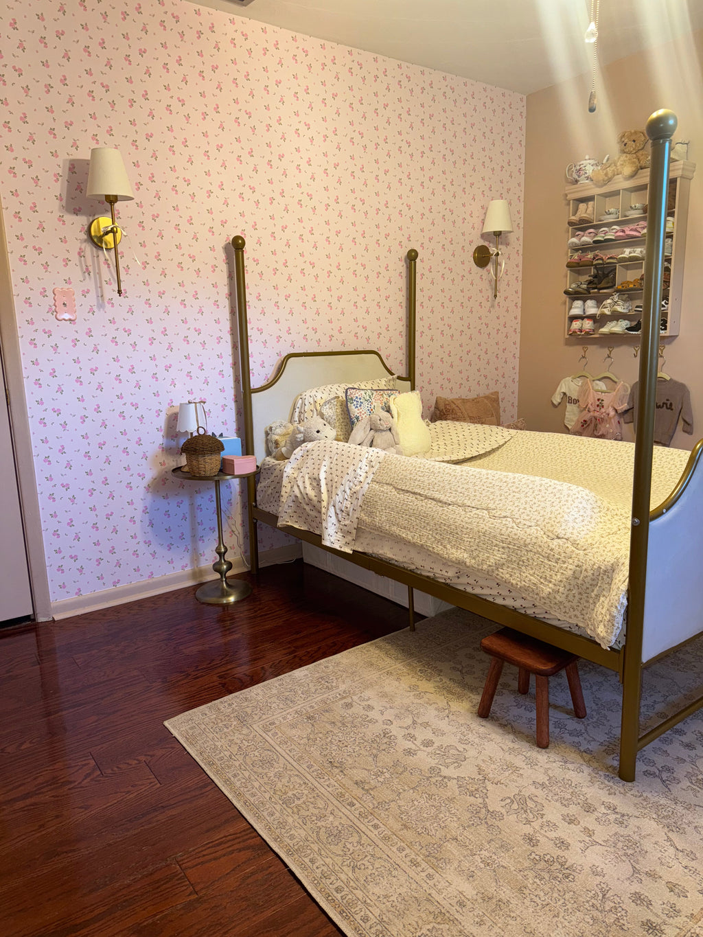 Haven Floral Peel and Stick Nursery Wallpaper for Kids Room