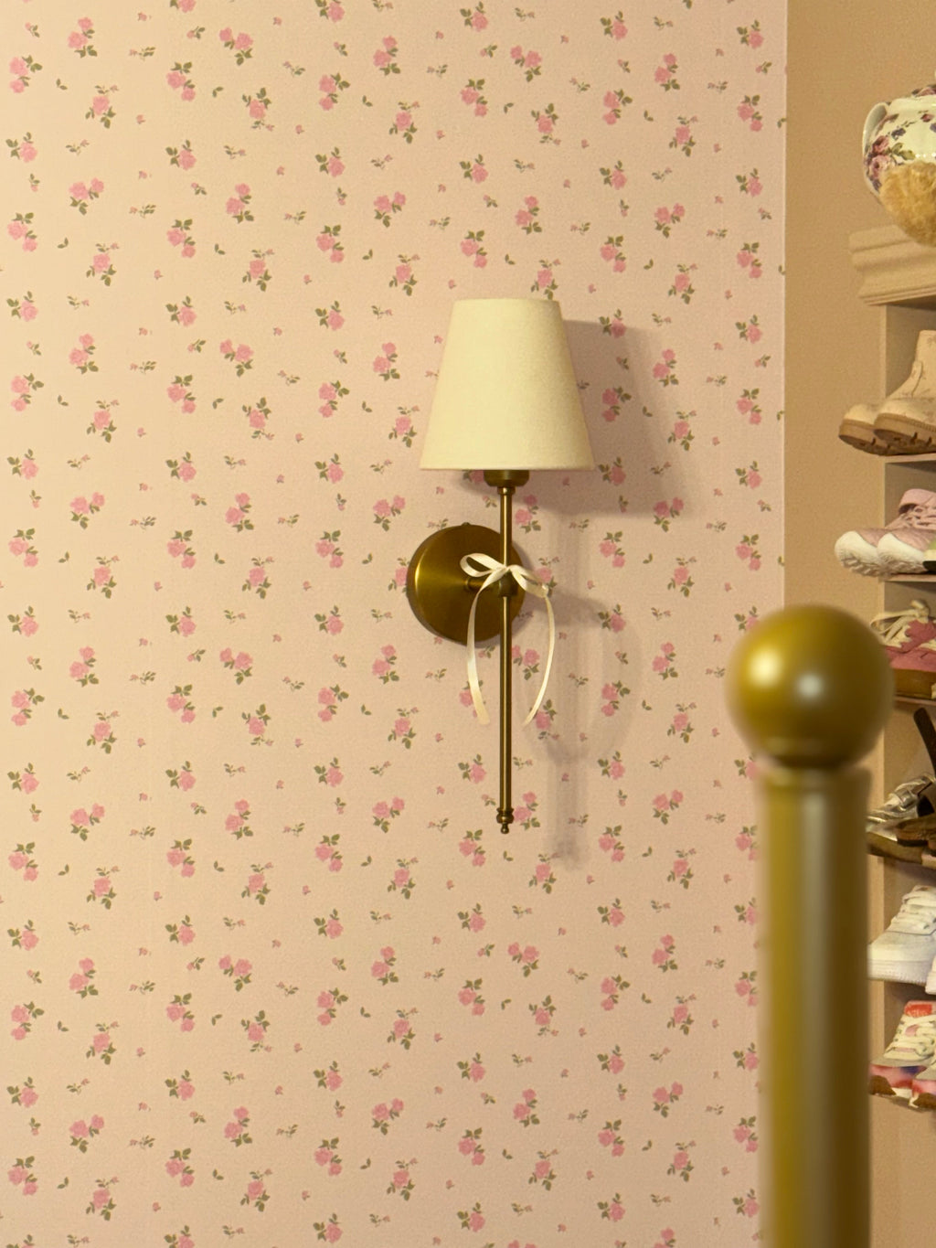 Haven Floral Peel and Stick Nursery Wallpaper for Kids Room