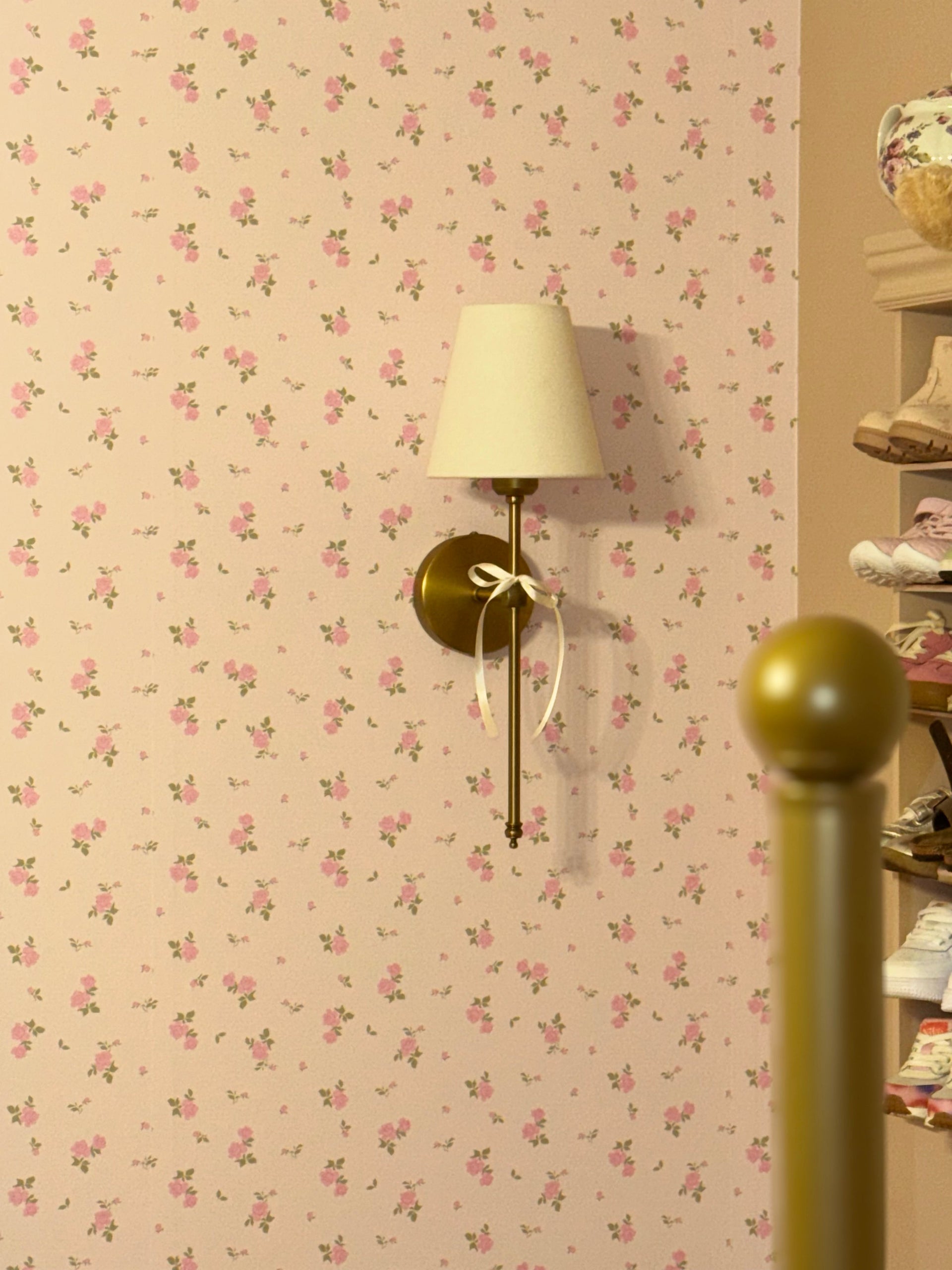 Haven Floral Peel and Stick Nursery Wallpaper for Kids Room