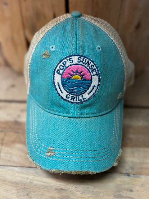 Customize  Beach Scene Snapback Hat