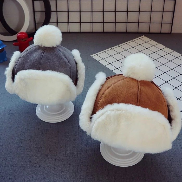 Cozy Faux Fur-Lined Kids Winter Hat – Warm |Trapper Hat