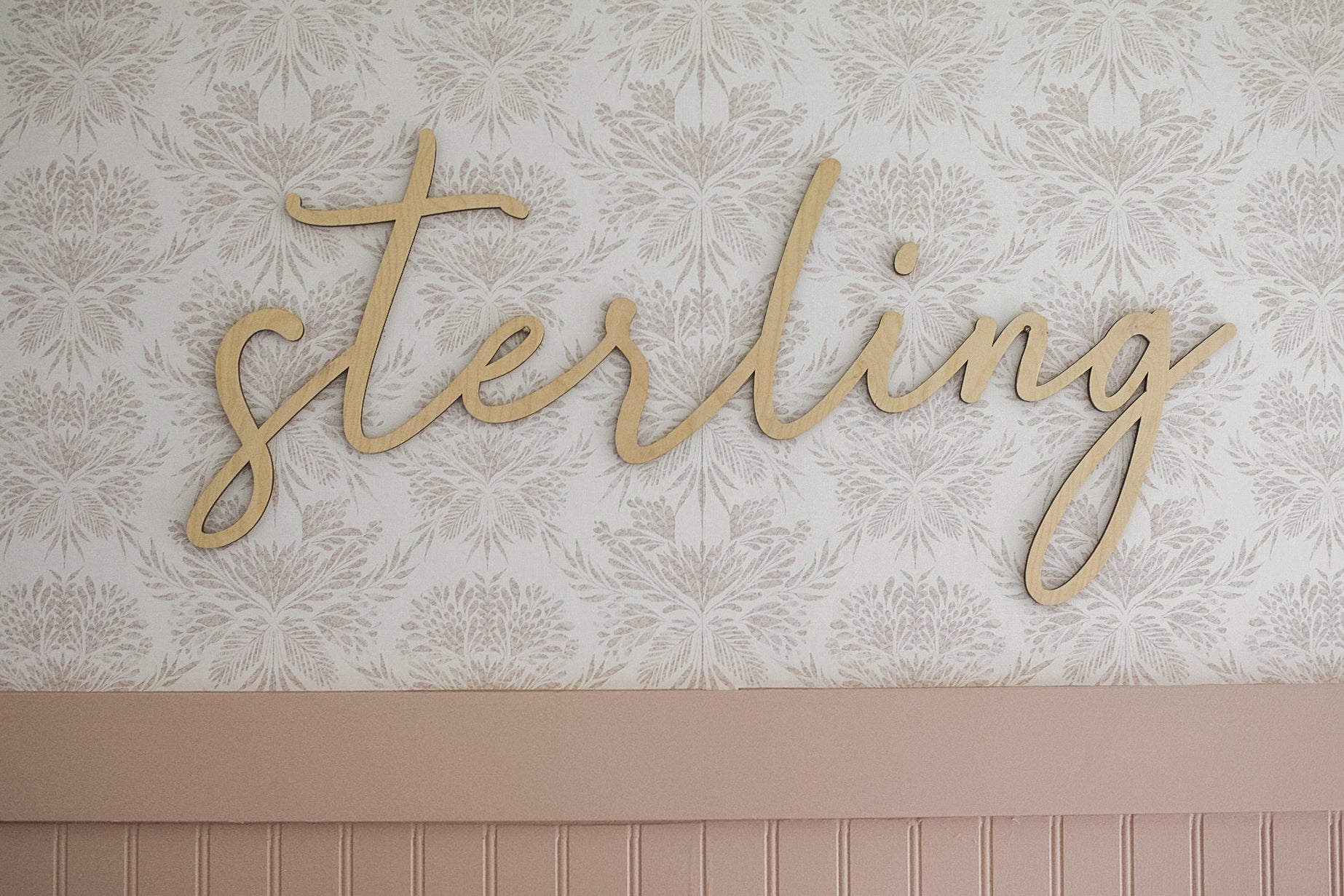 Genevieve Floral Wallpaper in Beige and Cream