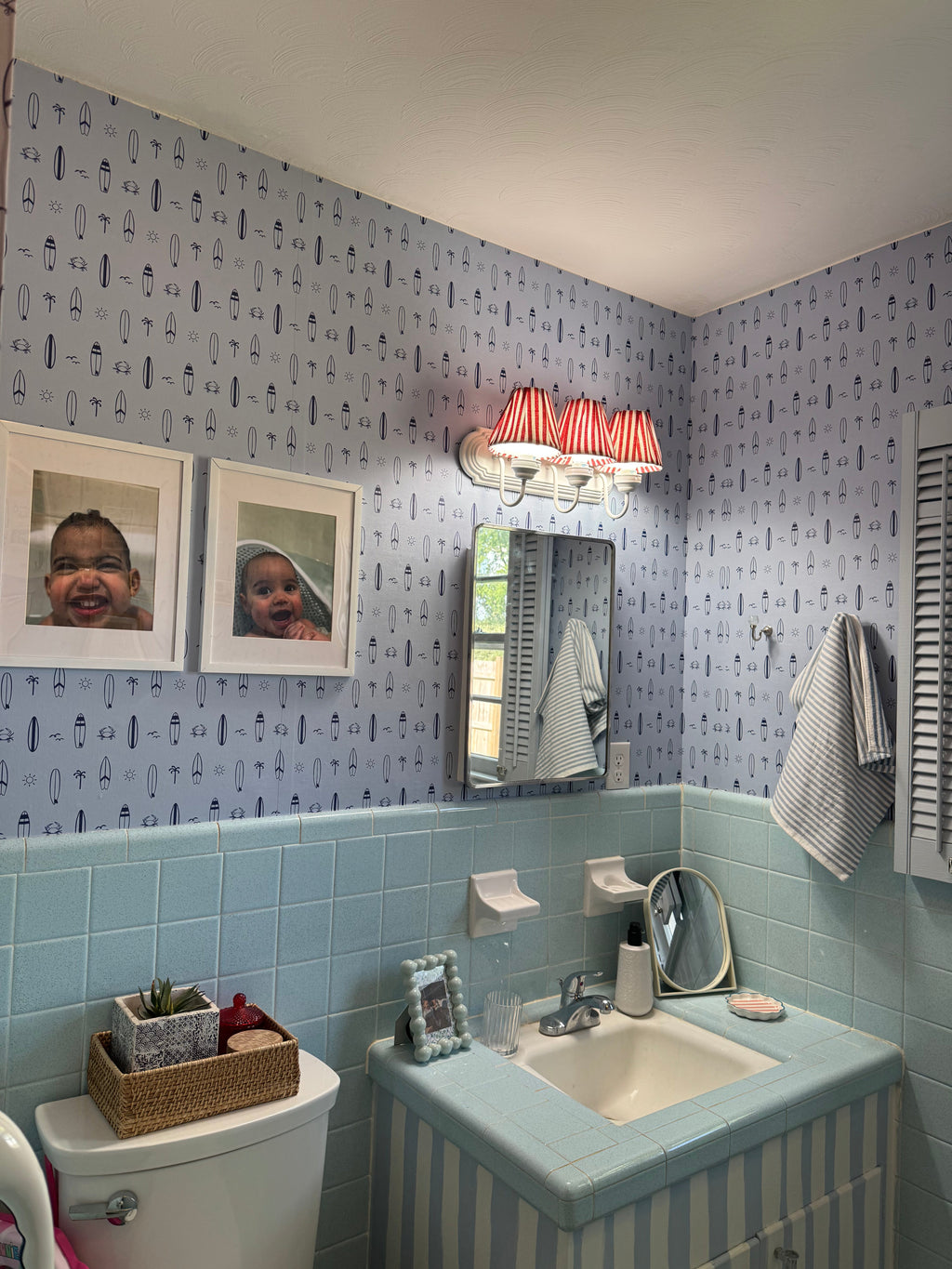 Surfs Up Coastal Removable Wallpaper