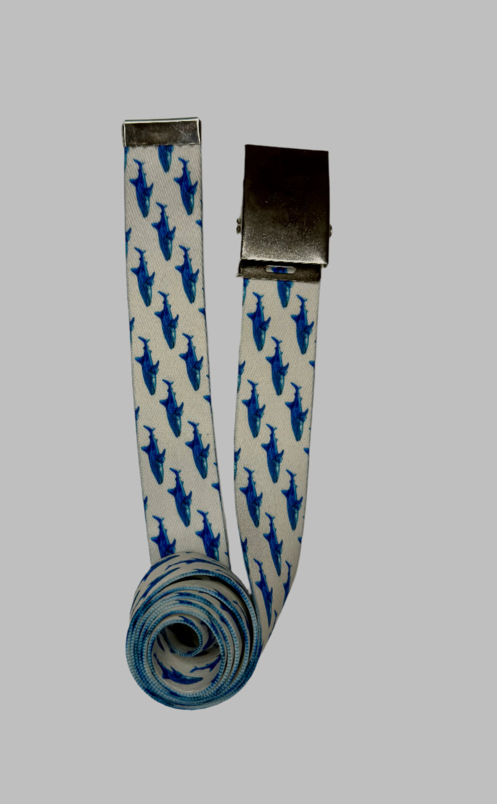 Blue Whale Shark Belt - Small to Plus Size - Multiple Buckle Options
