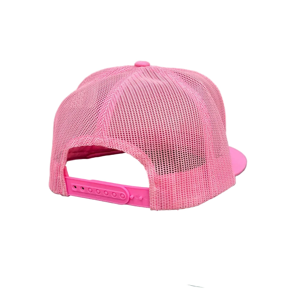 Pink Puff Buck Trucker