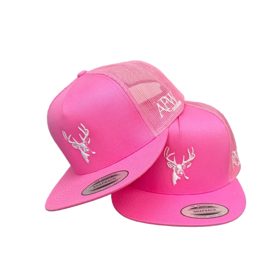 Pink Puff Buck Trucker