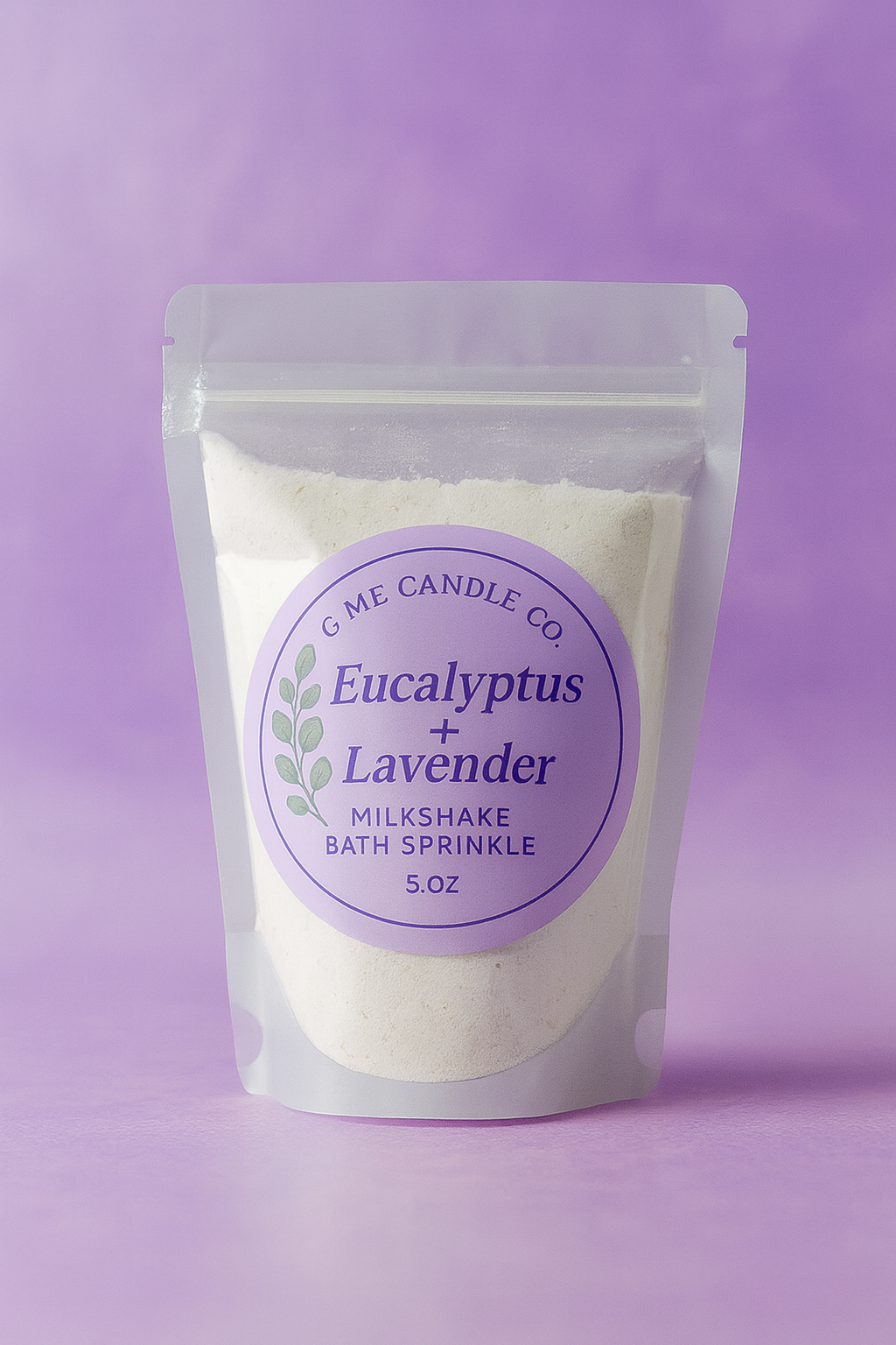 Lavender+Eucalyptus Milkshake Bath Sprinkle, 5oz