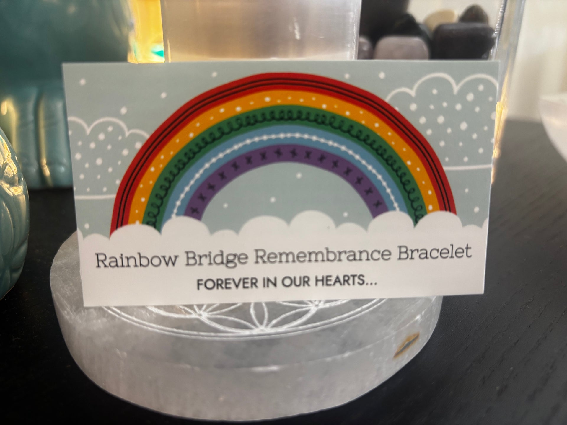 Rainbow Bridge Remembrance Bracelet – A Loving Tribute to a Pet’s Eternal Spirit