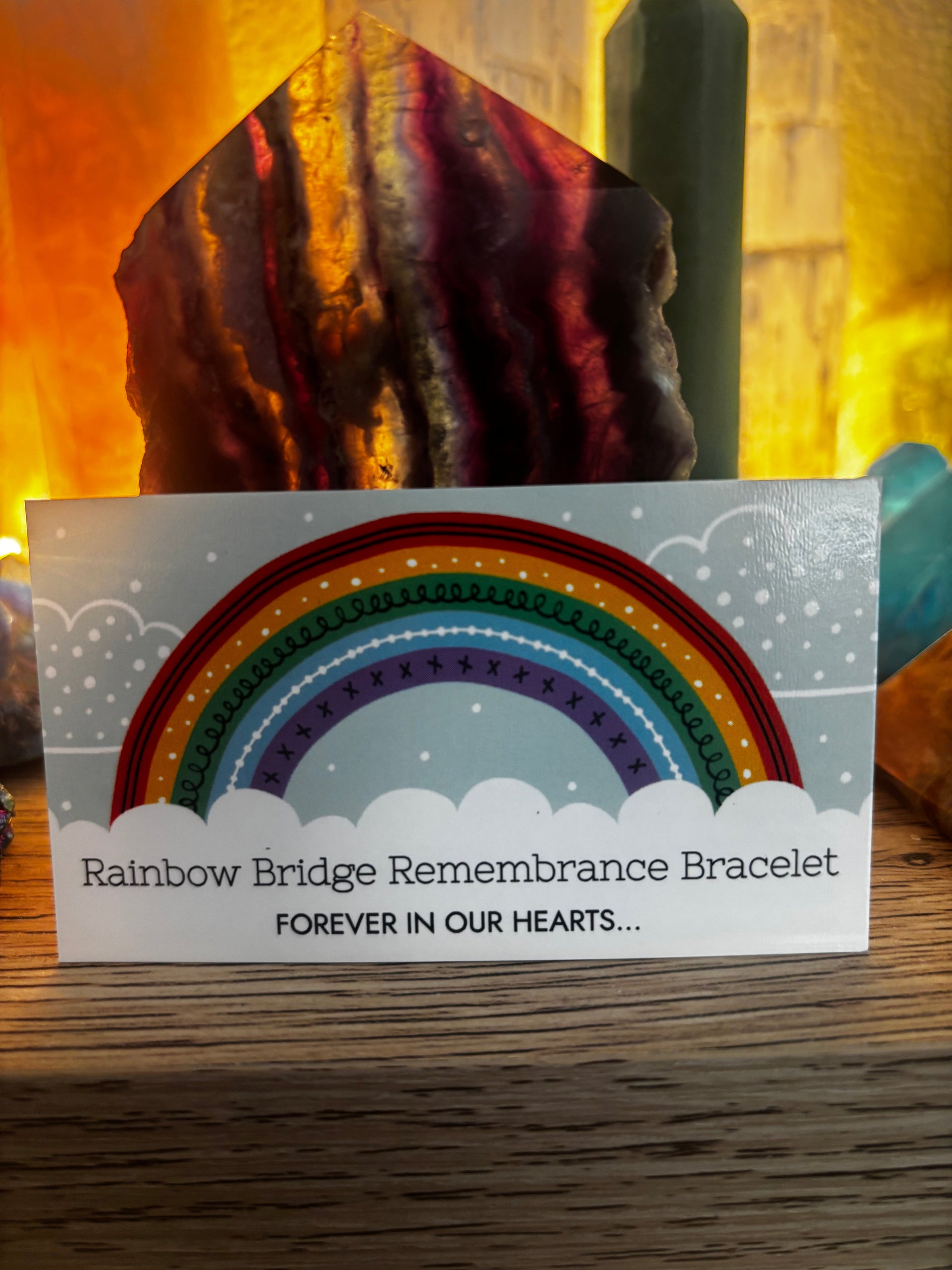 Rainbow Bridge Remembrance Bracelet – A Loving Tribute to a Pet’s Eternal Spirit