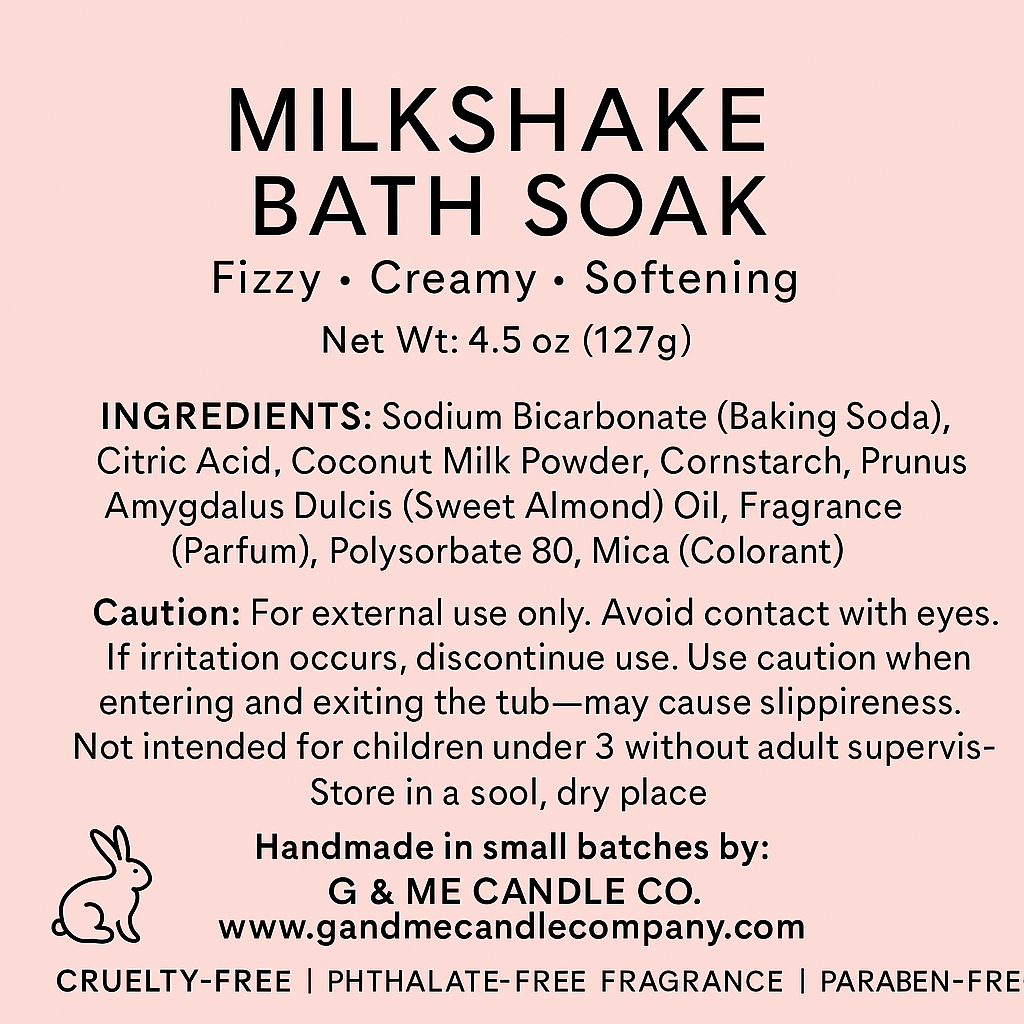 Watermelon Lemonade Milkshake Bath Sprinkle, 5 oz