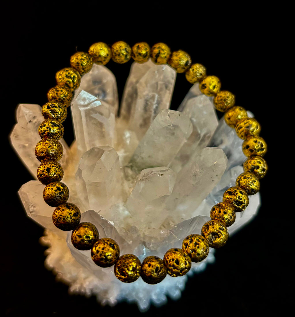Glow & Go Lava Stack Bracelets – Gold & Silver