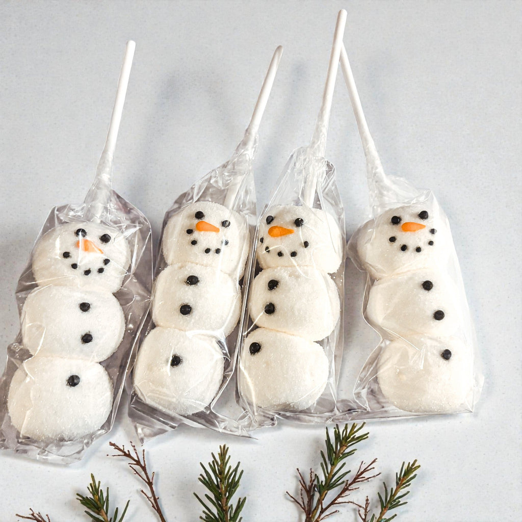 Snowman Marshmallow Kabobs