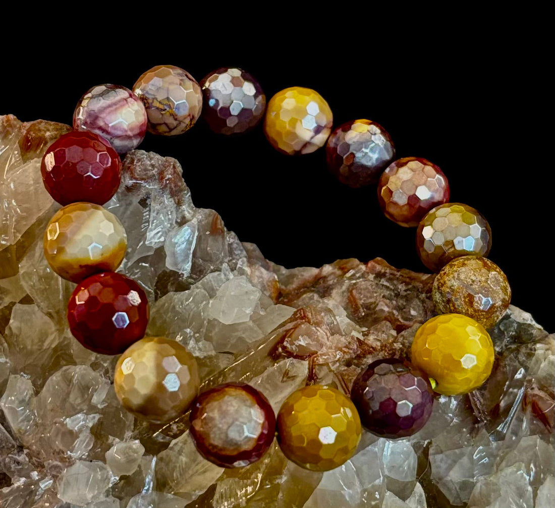 Mystic Mookaite Glam Energy Bracelet (For smaller wrists, available in 3 bead sizes!)