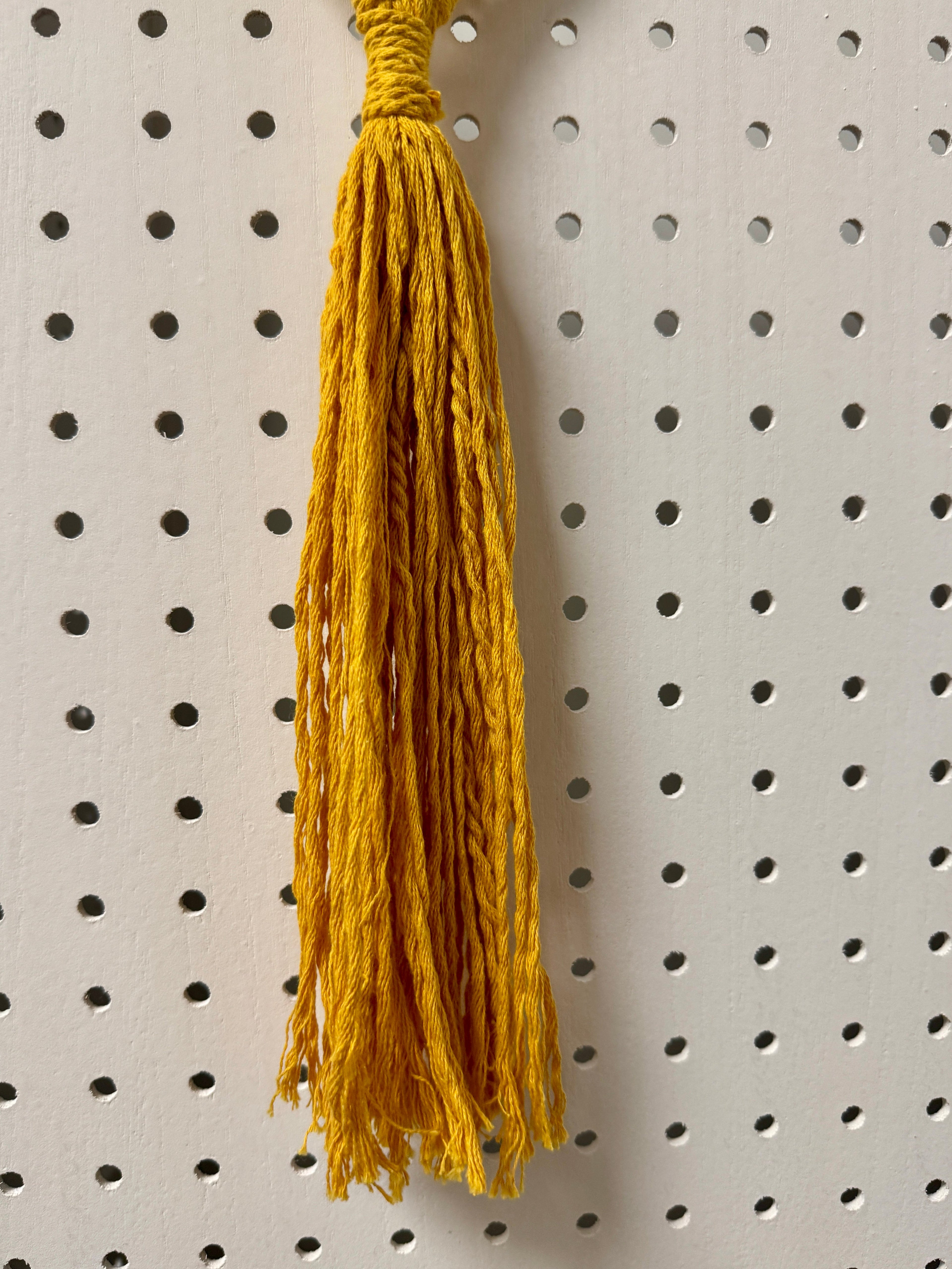 Handmade Macramé Heart Wall Hanging