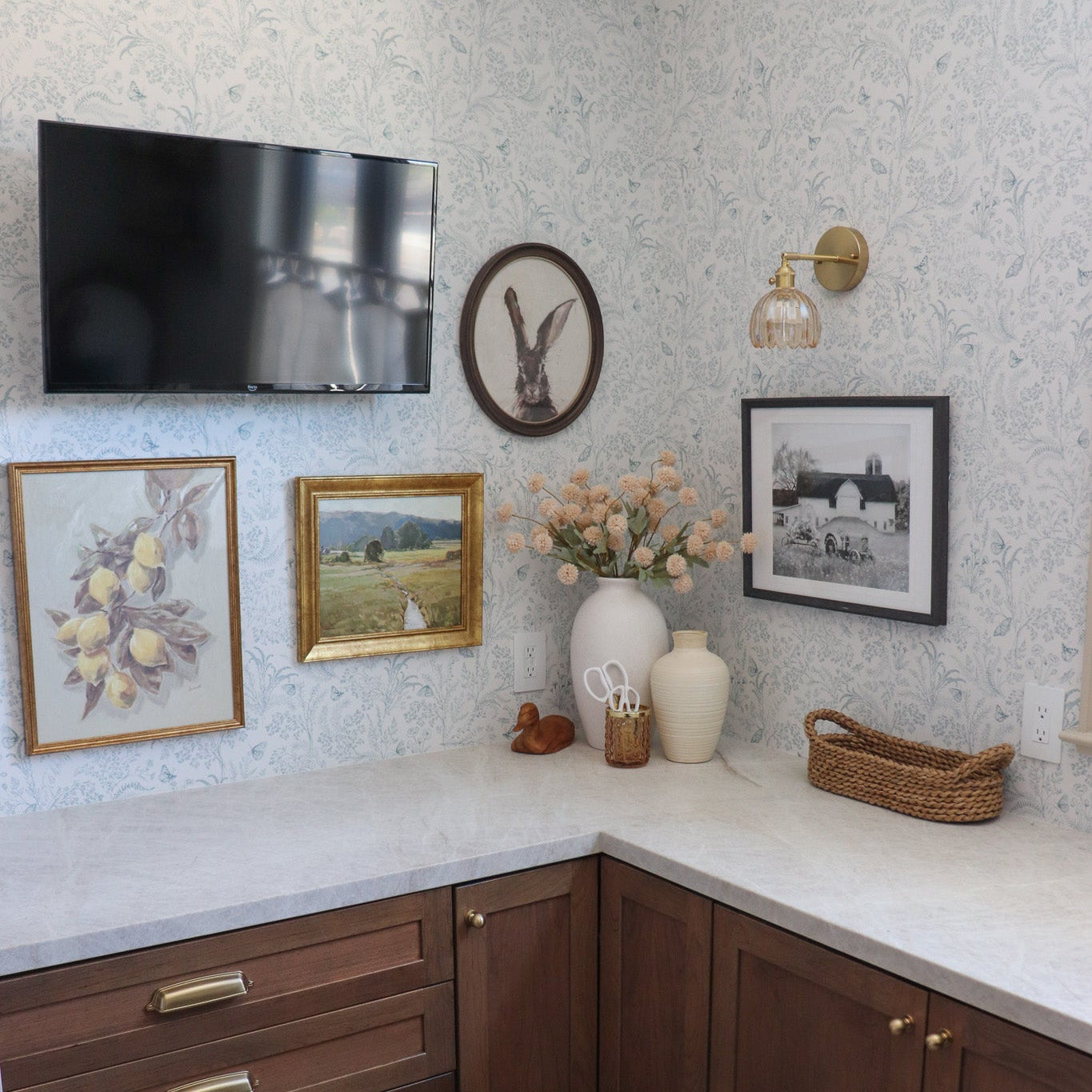 Bronwyn Botanical Peel and Stick Wallpaper by Anna Black Creative