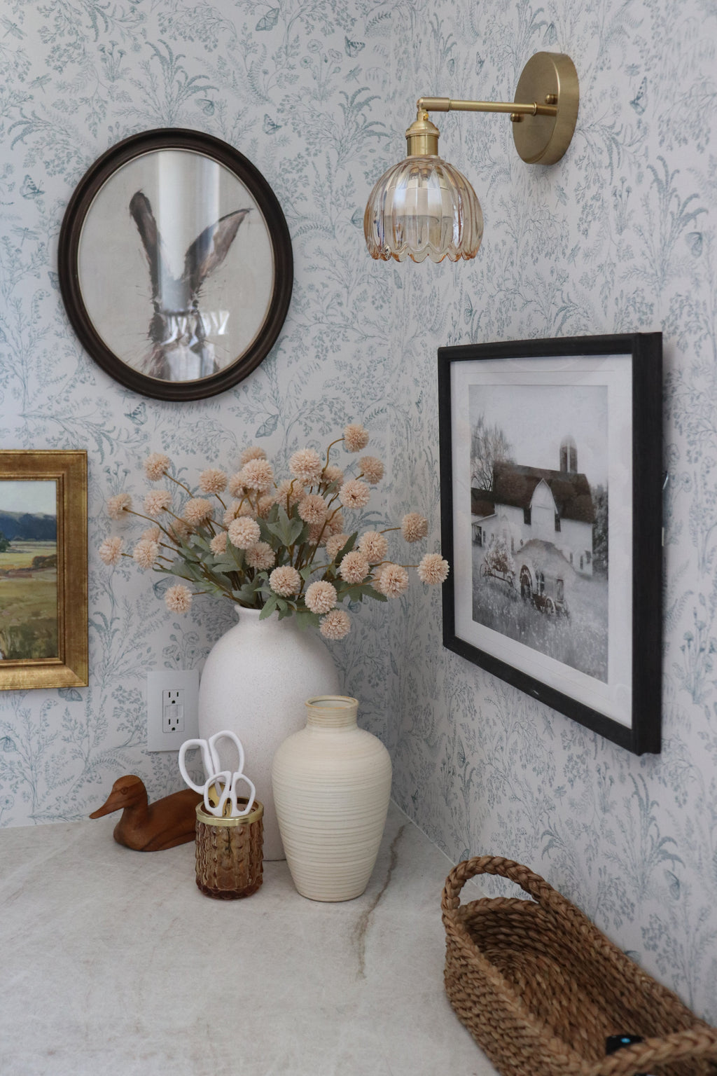 Bronwyn Botanical Peel and Stick Wallpaper by Anna Black Creative