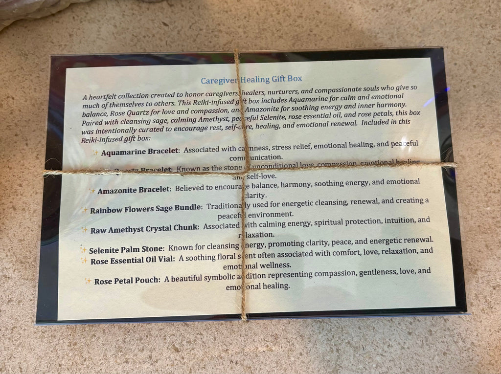 Caregiver Healing Gift Box for Wellness and Rest