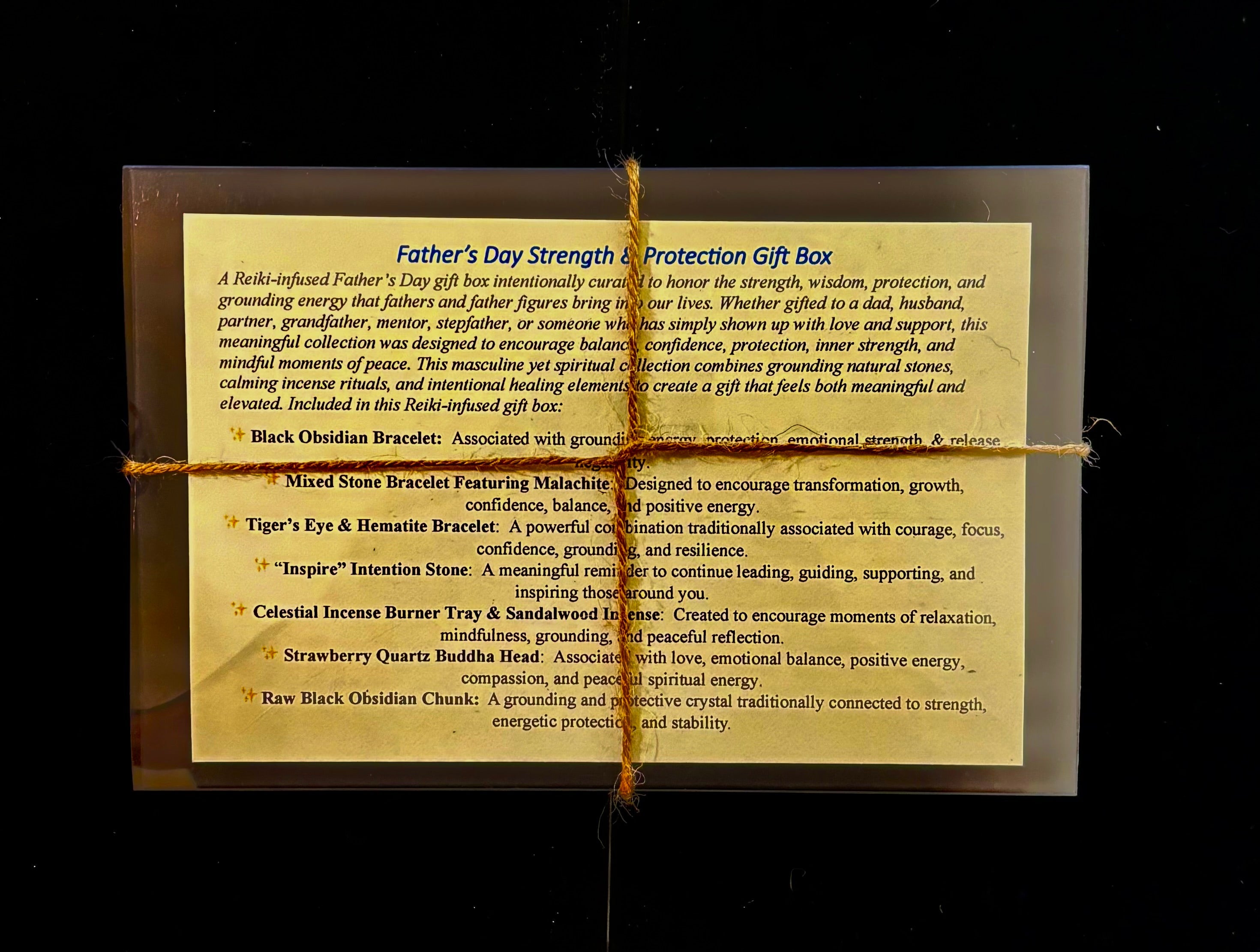 Father’s Day Strength & Protection Reiki Gift Box