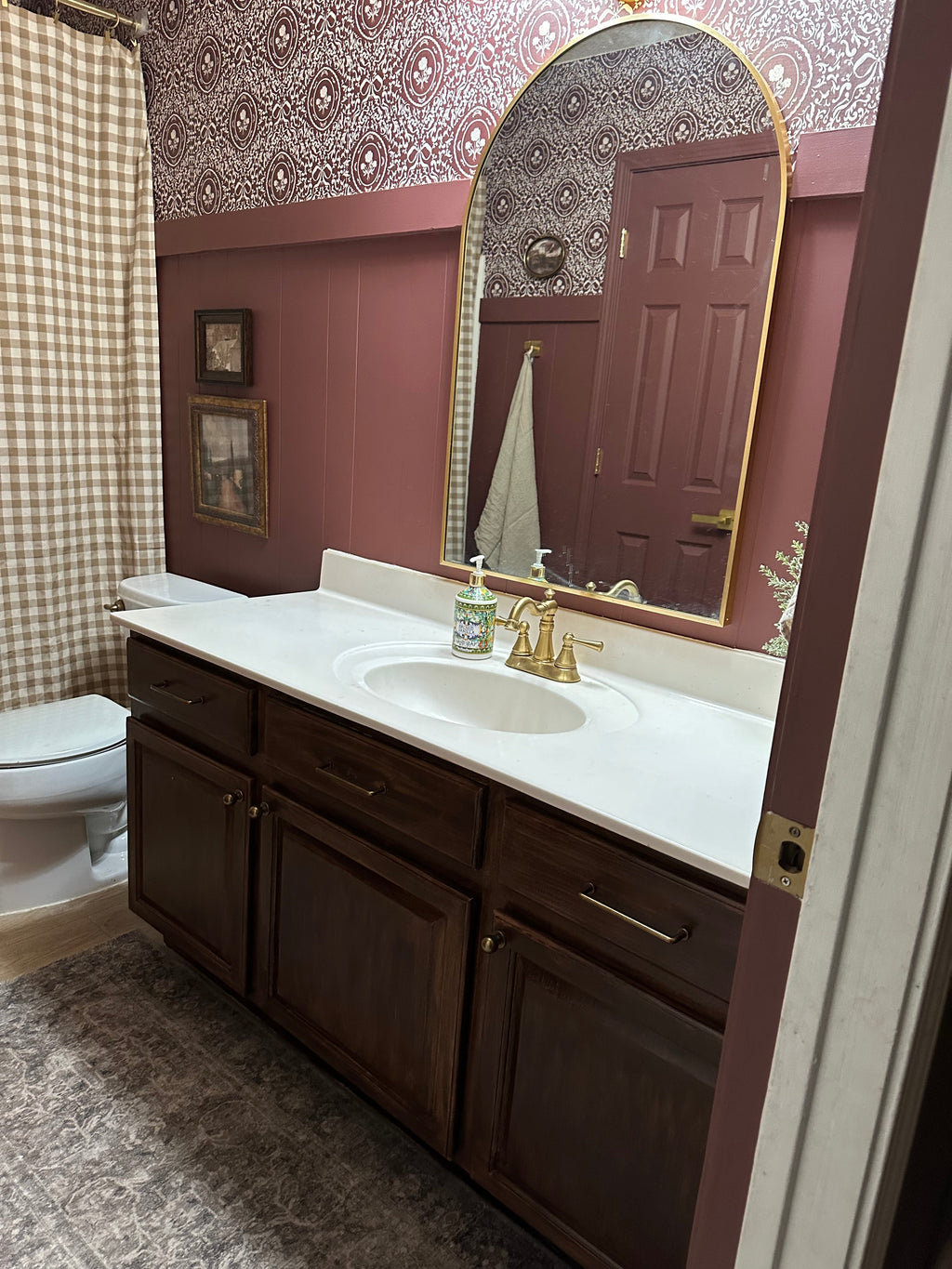 Louise Floral Removable Wallpaper in Classic Beige and Cream