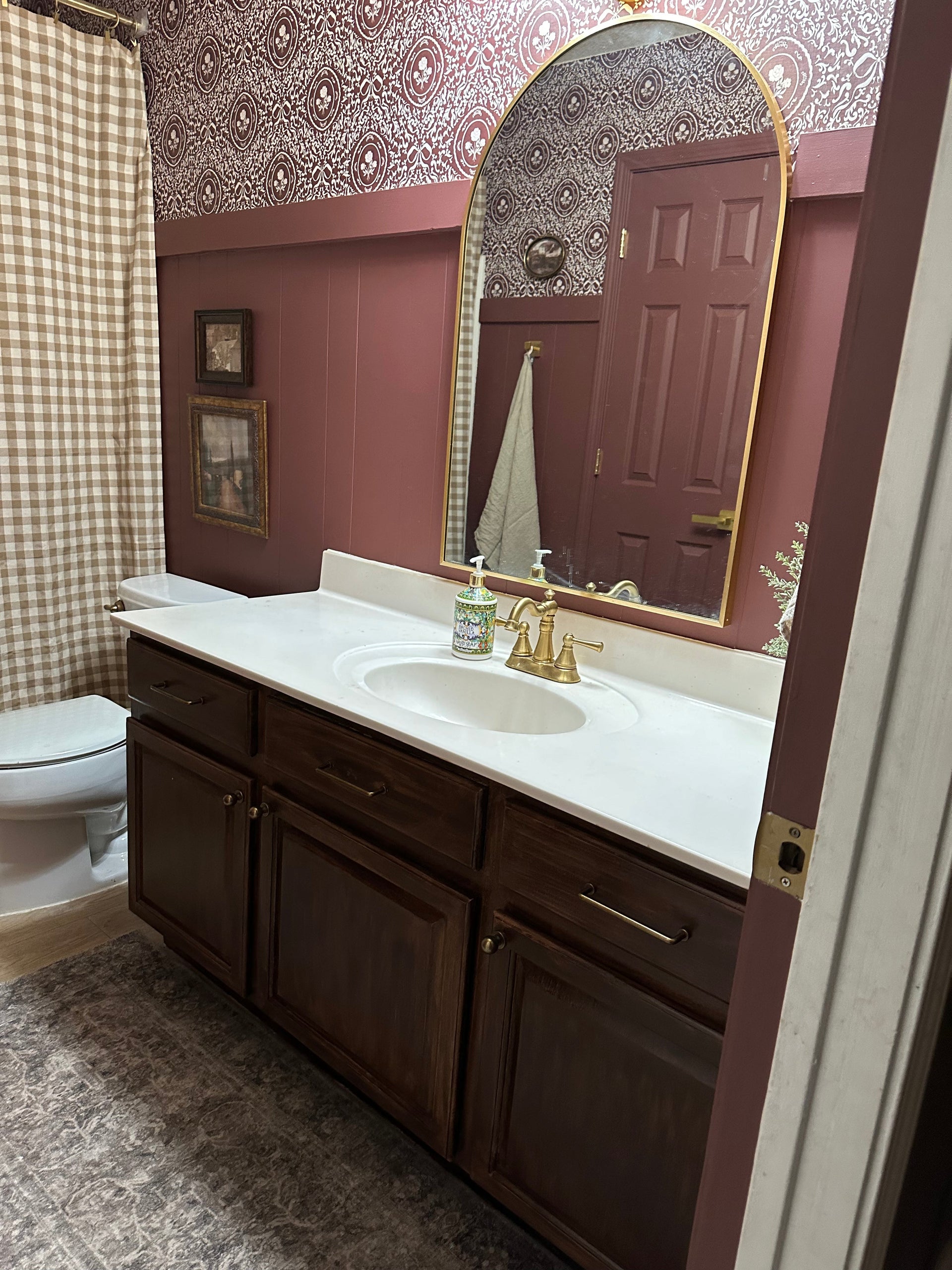 Louise Floral Removable Wallpaper in Classic Beige and Cream