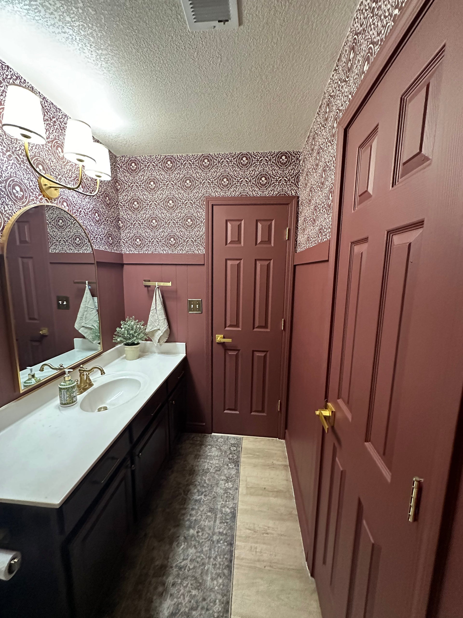 Louise Floral Removable Wallpaper in Classic Beige and Cream