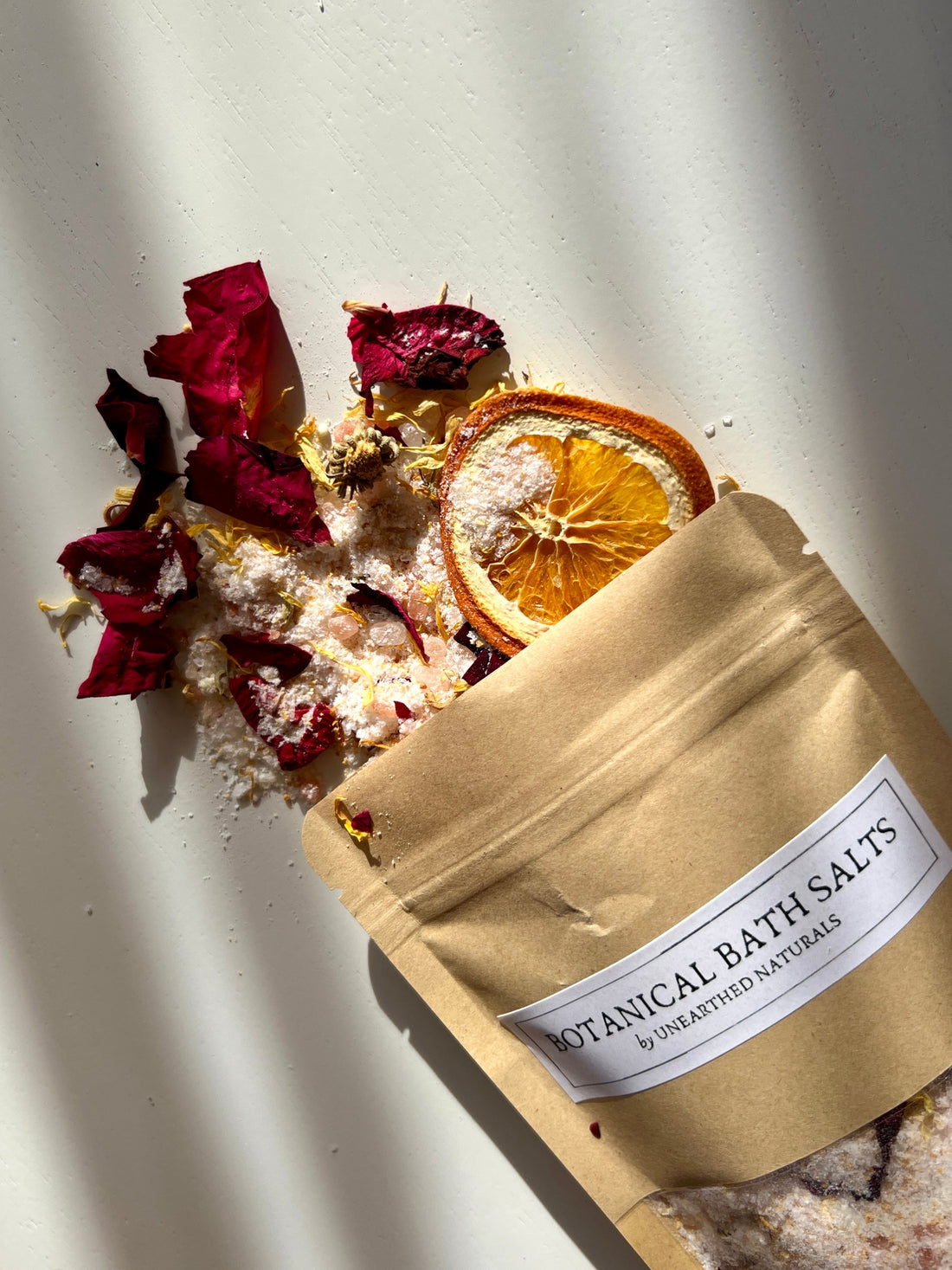 Love Struck Calendula Rose and Orange Botanical Bath Salt Soak - Image 5