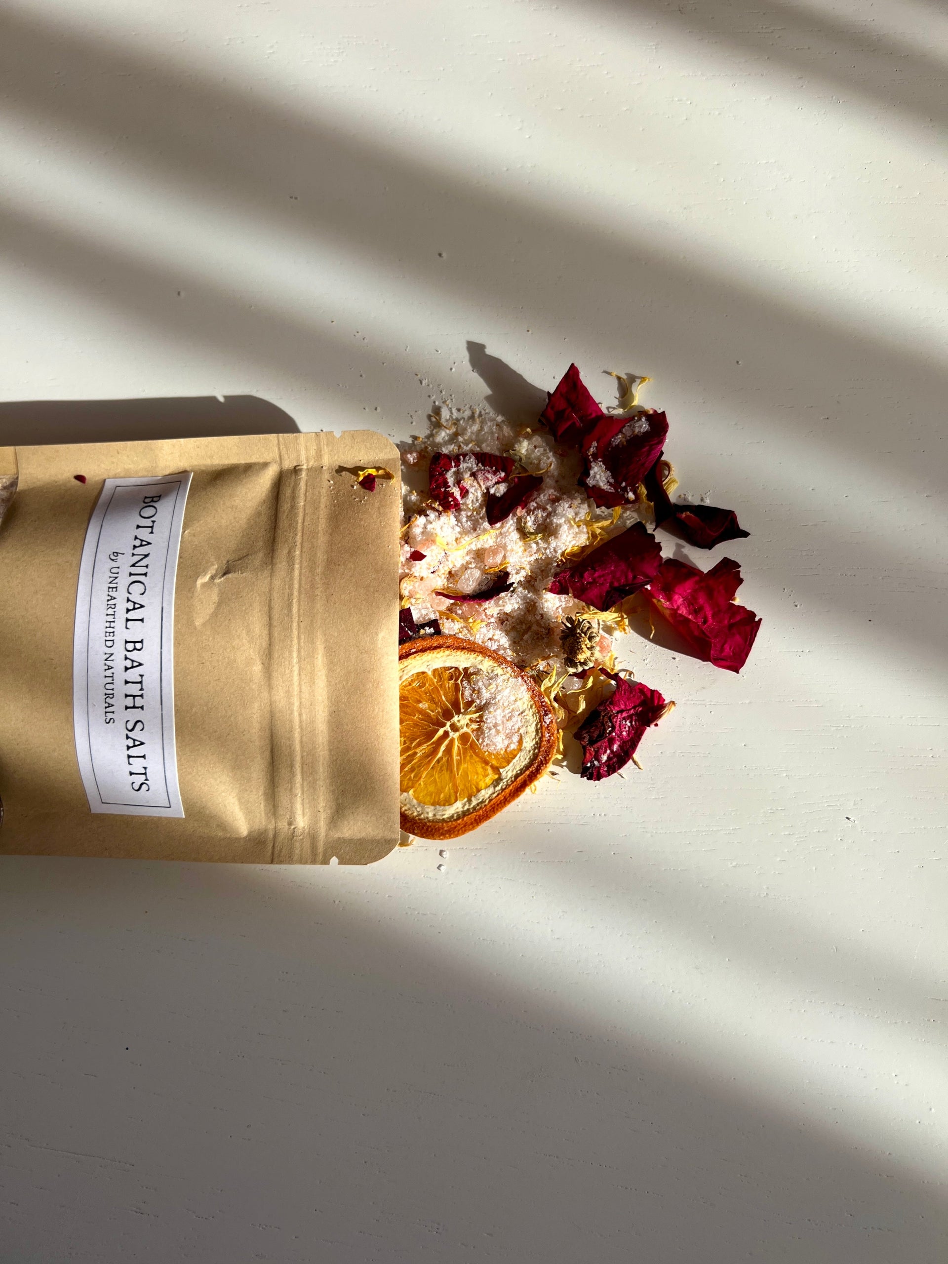 Love Struck Calendula Rose and Orange Botanical Bath Salt Soak - Image 6