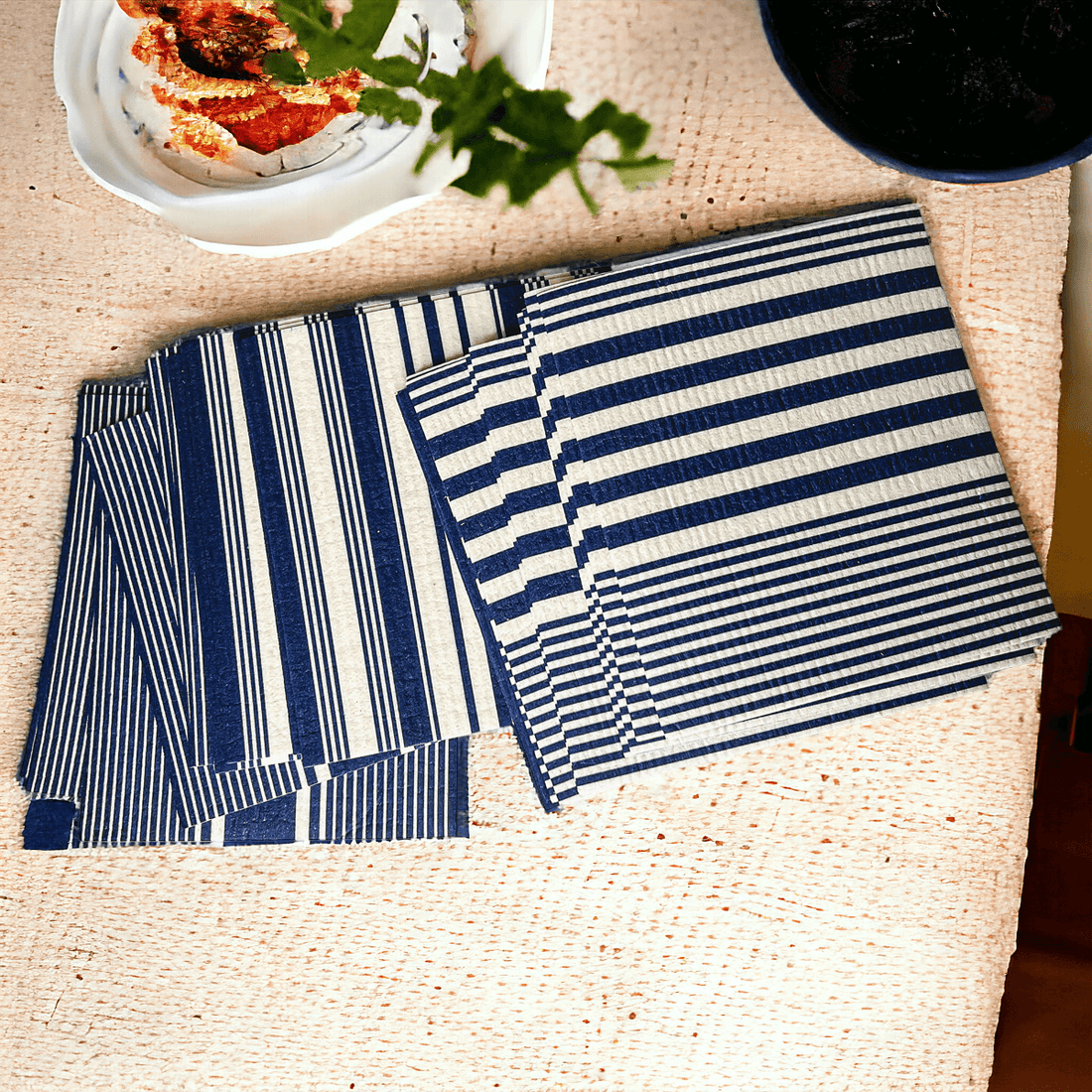Yacht Club Striped Biodegradable Kitchen Cloths Eco Friendly - Image 3
