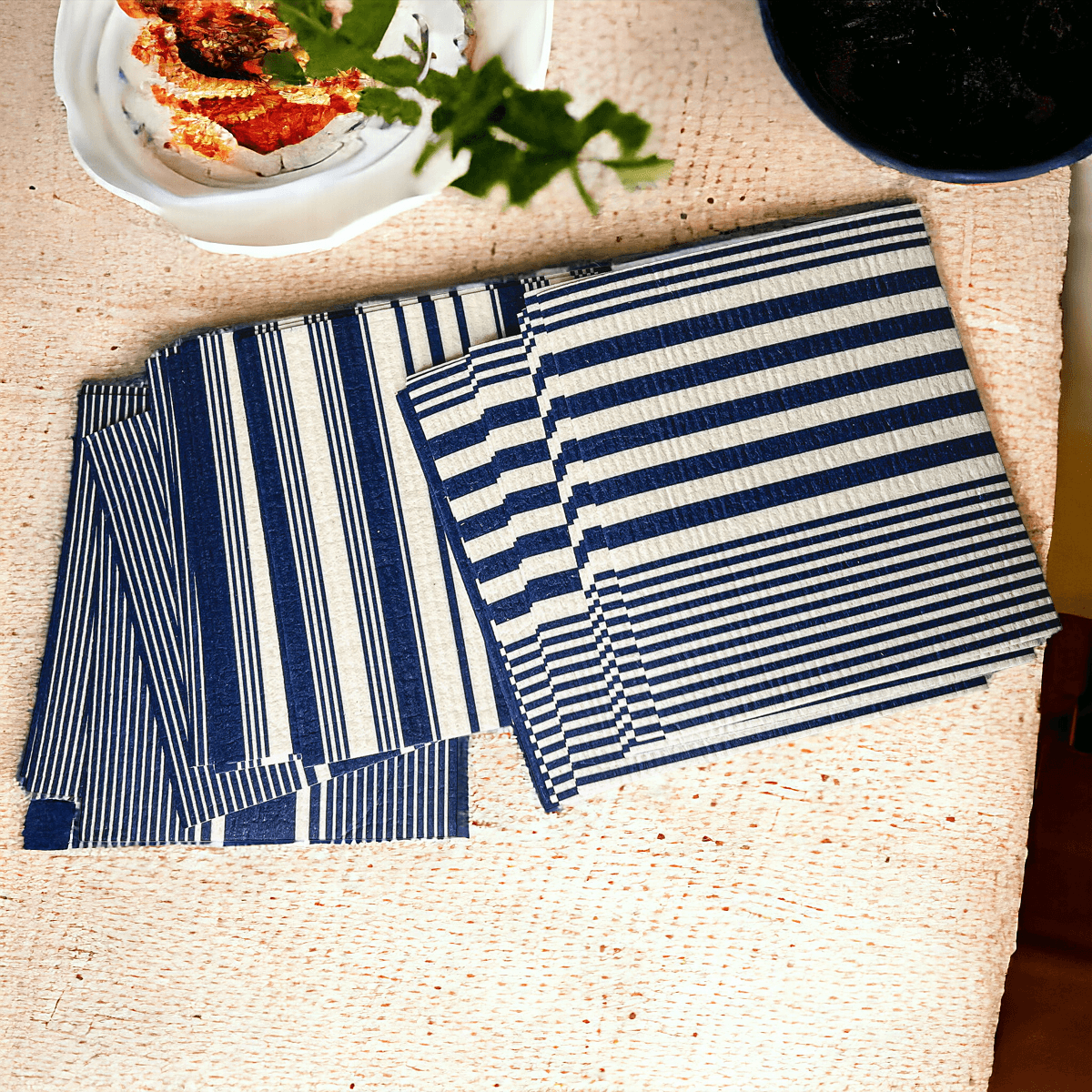 Yacht Club Striped Biodegradable Kitchen Cloths Eco Friendly - Image 3