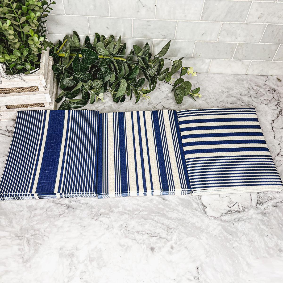 Yacht Club Striped Biodegradable Kitchen Cloths Eco Friendly - Image 7