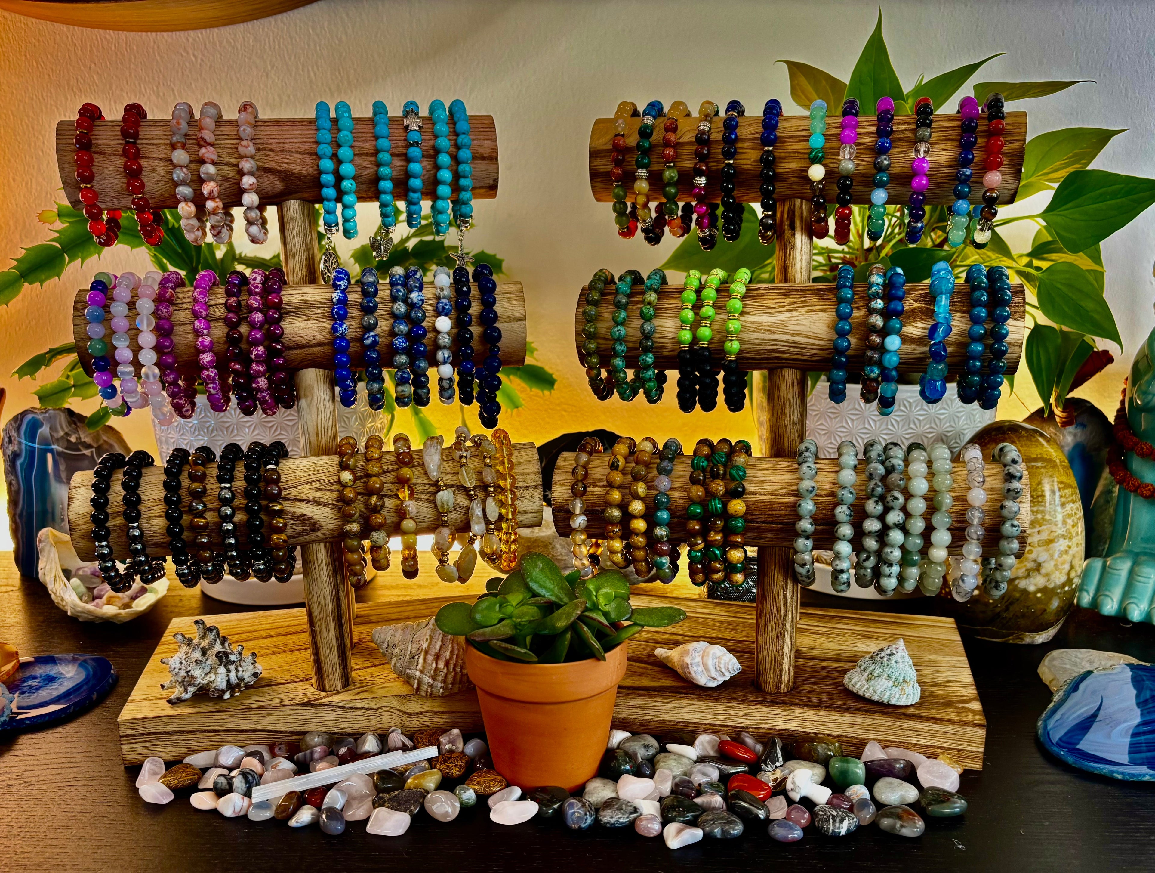 Multi-Color Bohemian Gemstone Energy Bracelet