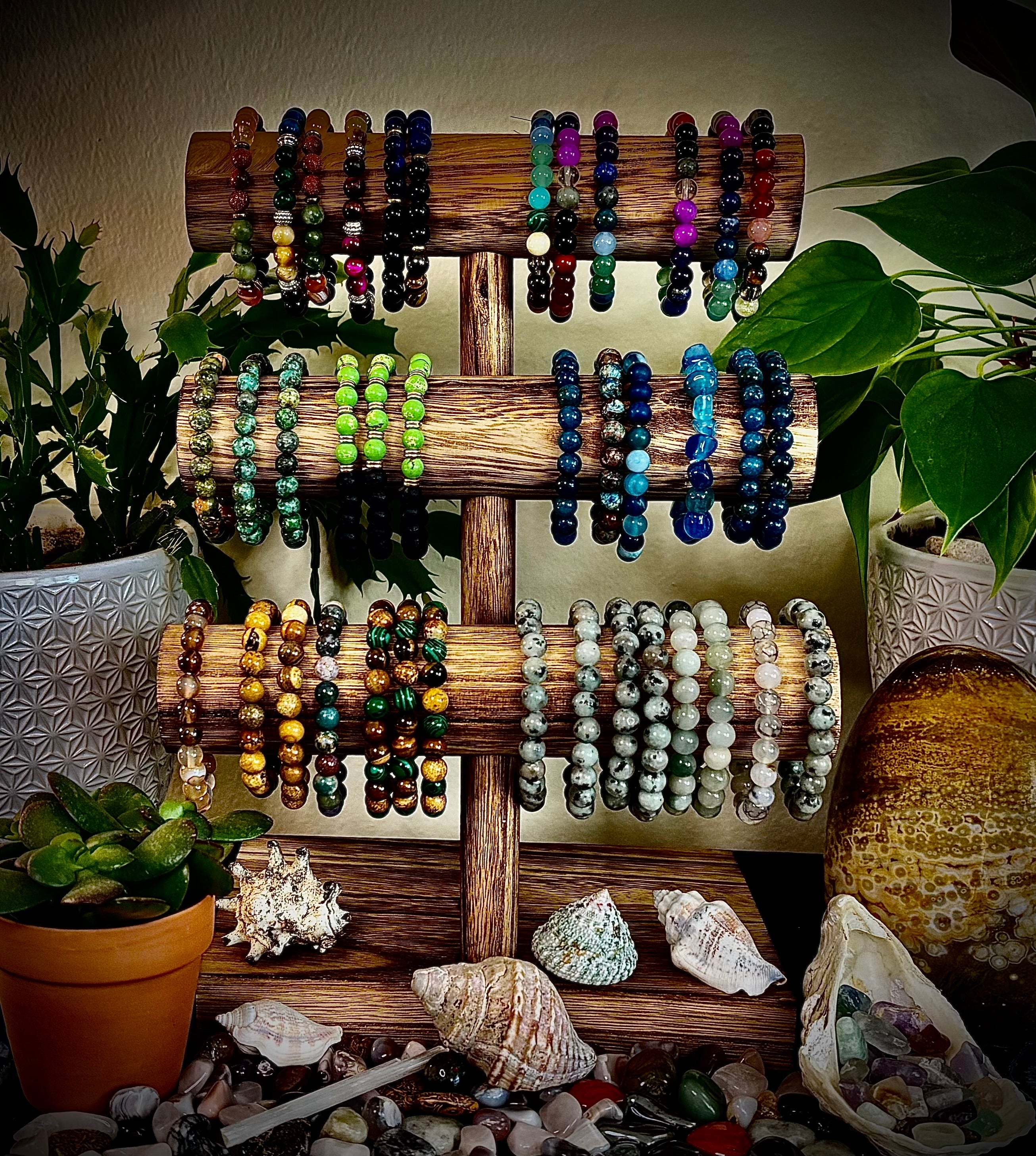 Multi-Color Bohemian Gemstone Energy Bracelet