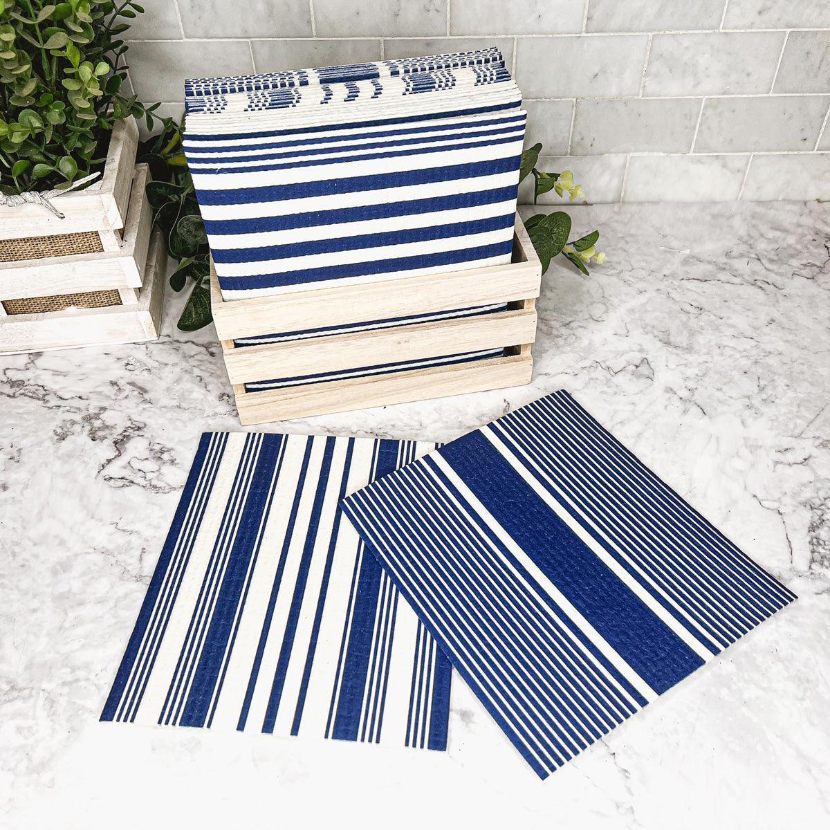 Yacht Club Striped Biodegradable Kitchen Cloths Eco Friendly - Image 9
