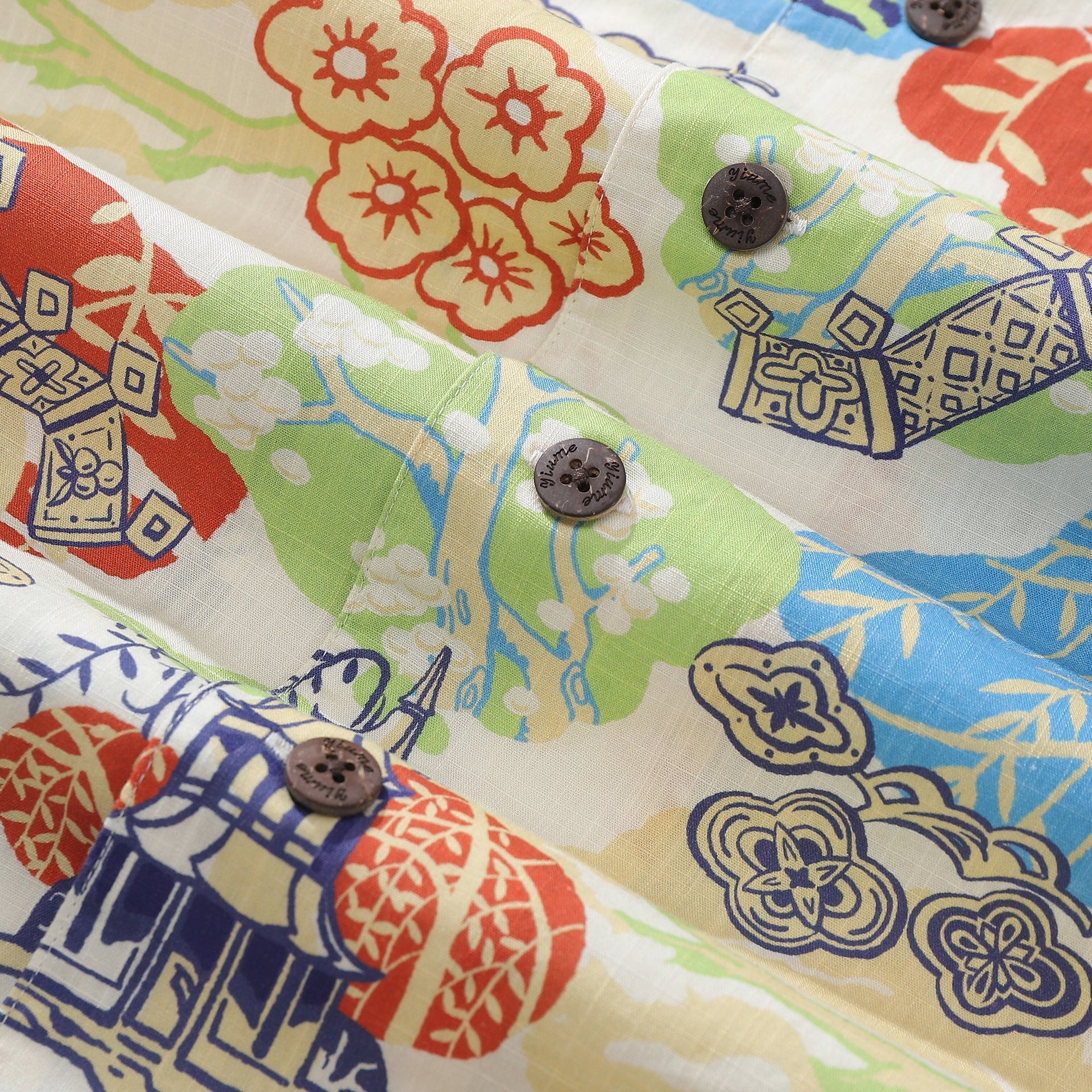 1950s Vintage Amusement Park Hawaiian Shirt 100% Cotton