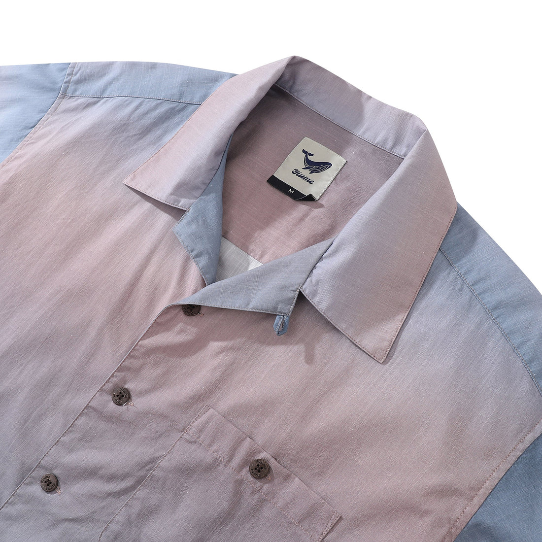 1950s Vintage Navigation Hawaiian Shirt Cotton Camp Collar