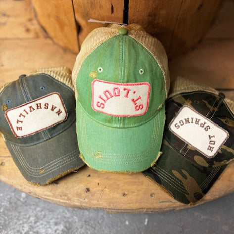 Upside Down Your Town or Team Custom Hat