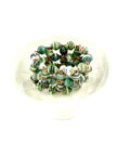 Artisan Ugandan Geometric Paper Bead Stretch Cuff Bracelet