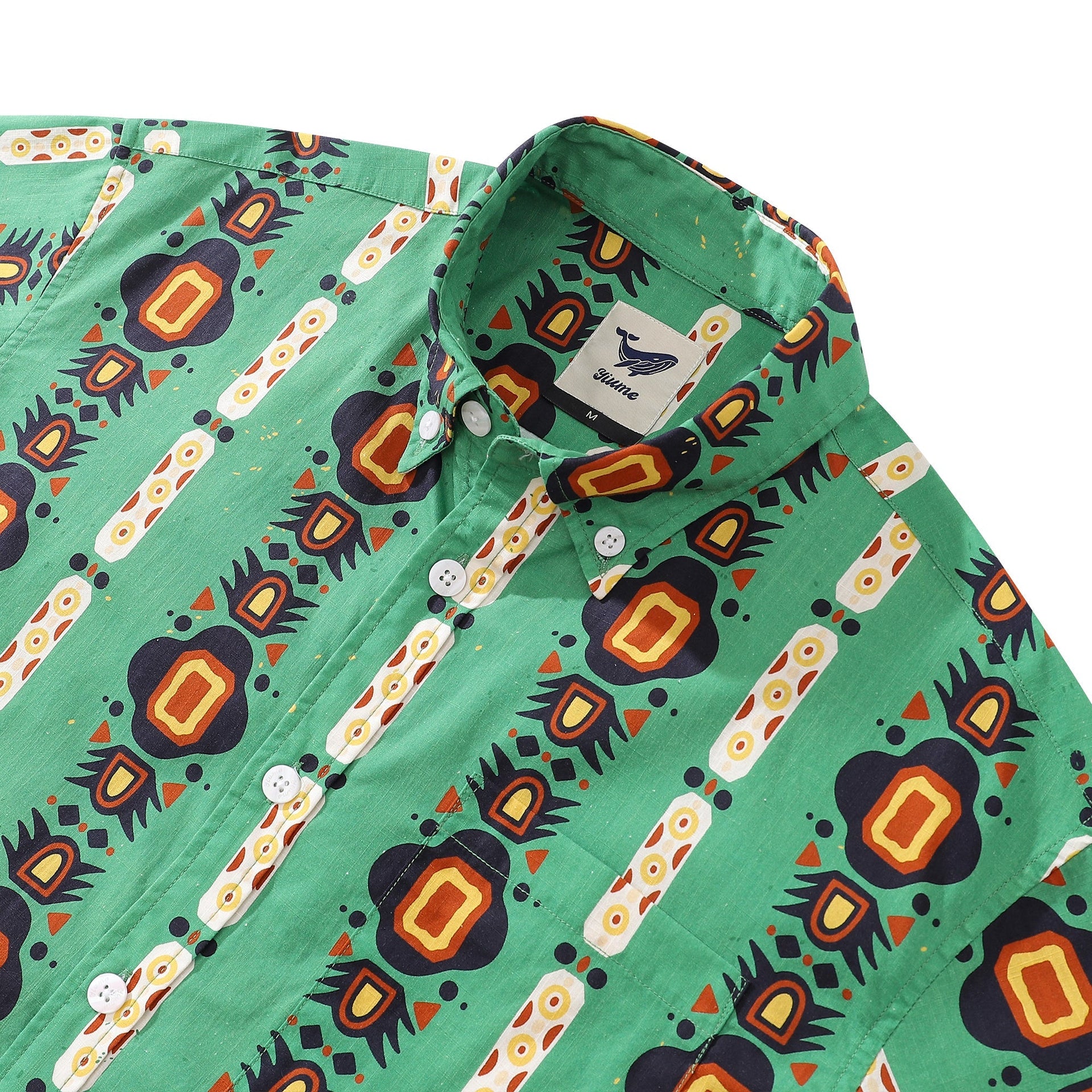 Men's 1970s Vintage Style Nation of the South Print Shirt