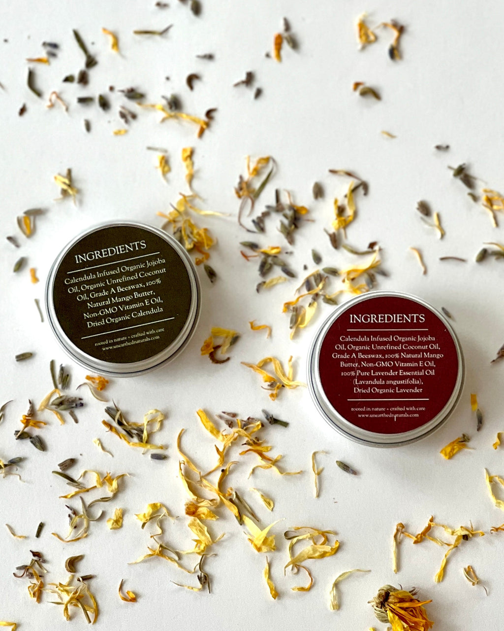 Botanical Tattoo Balm Calendula and Lavender Salve Skin Care - Image 8